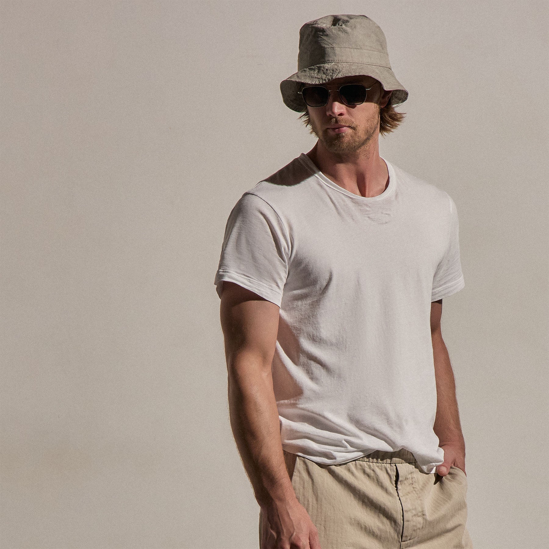 Short Sleeve Crew Neck - White