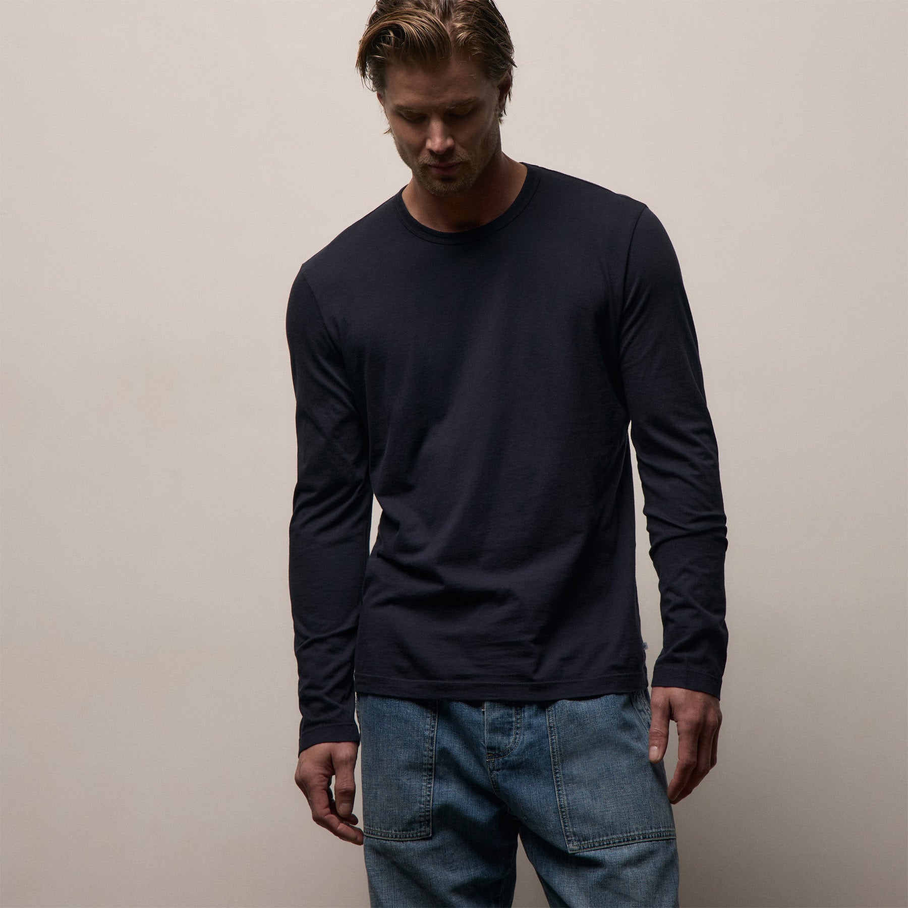 Long Sleeve Crew Neck - Deep
