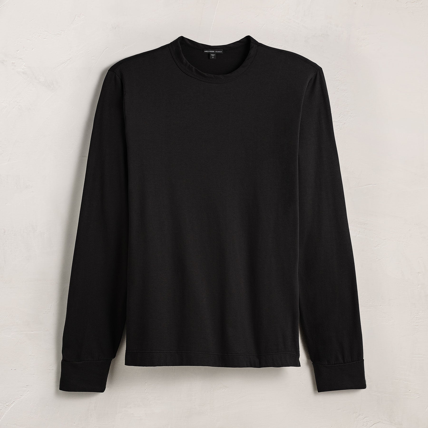 Heavy Luxe Jersey Long Sleeve - Black