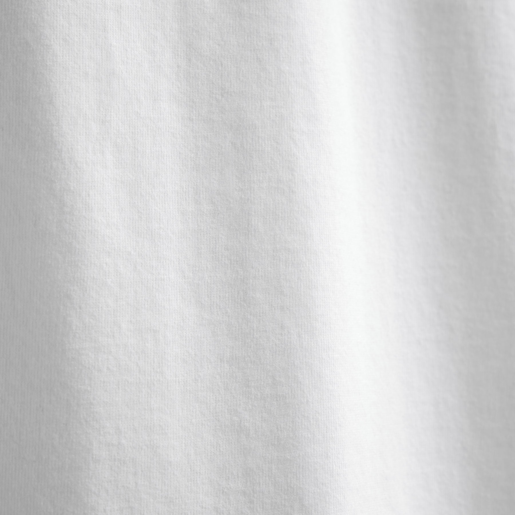 Heavy Luxe Jersey Oversized Crew - White