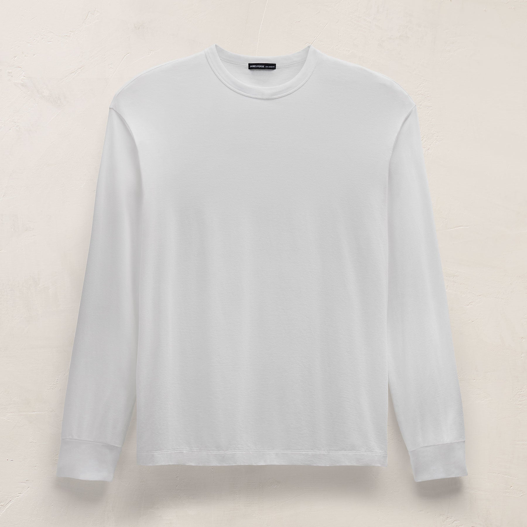 Heavy Luxe Jersey Oversized Long Sleeve - White