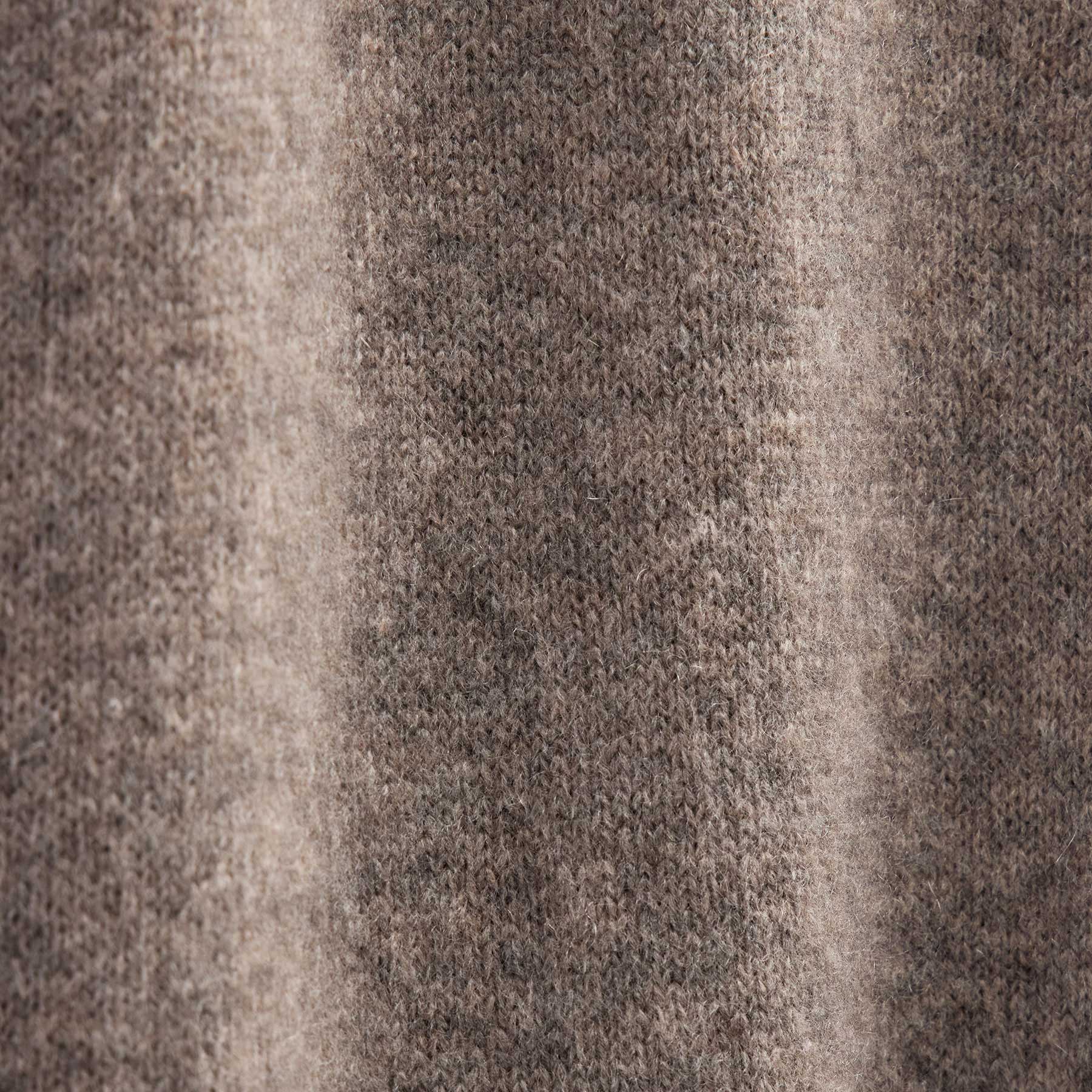 Men's Lightweight Textured Cashmere Crew Gift Set - True Black/Beige Melange
