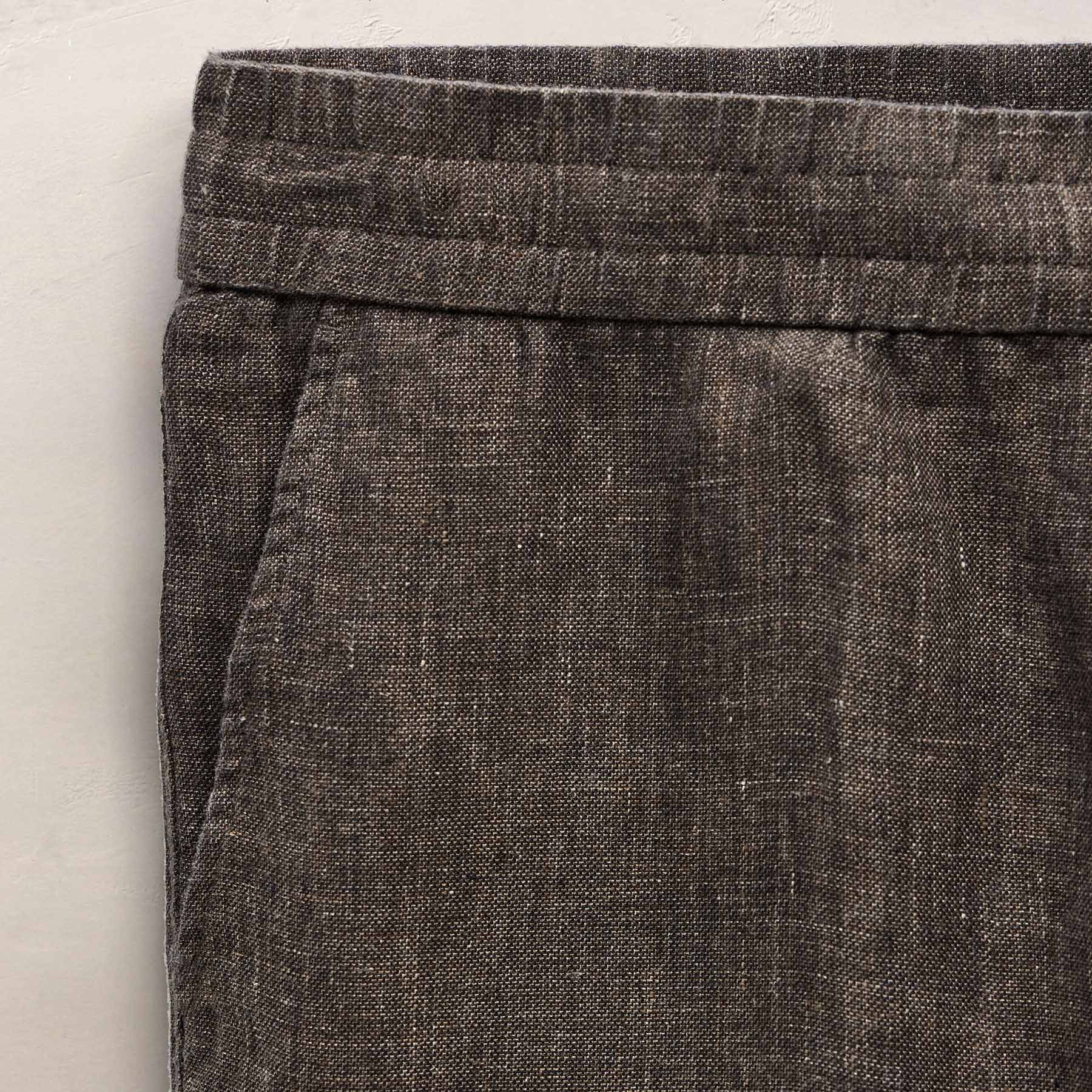 Montecito Linen Pant - Bark