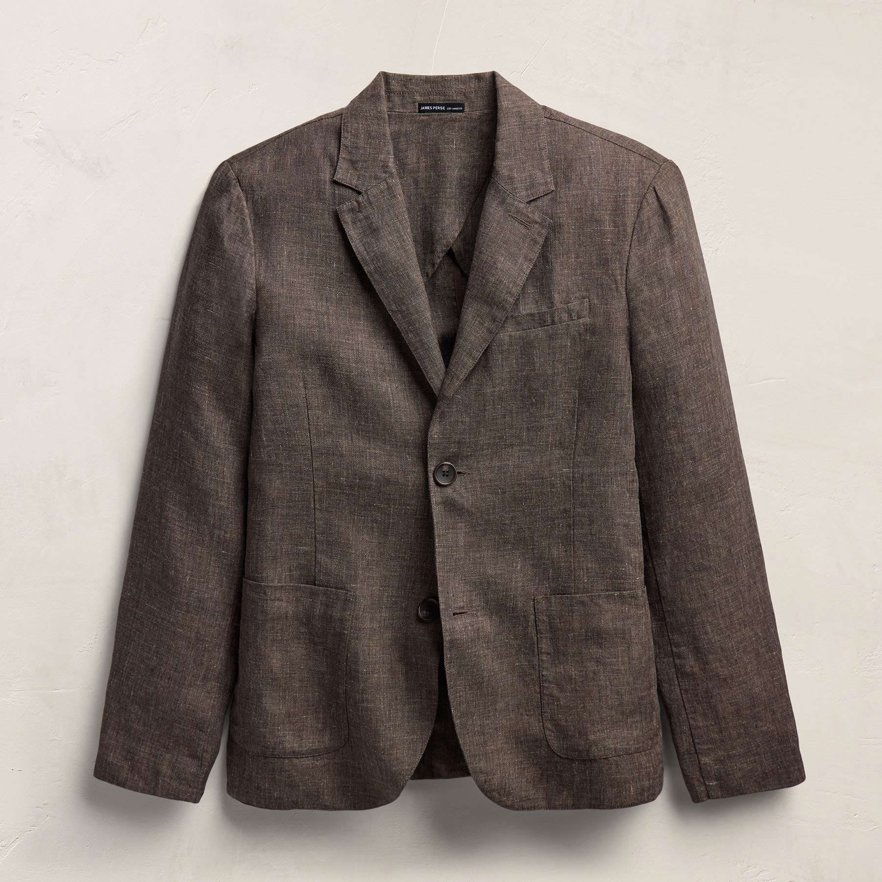 Montecito Linen Blazer - Bark