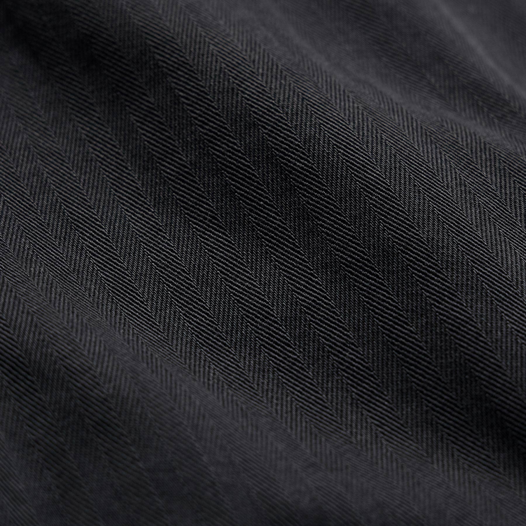 Herringbone Twill Trouser - Blue Noir Pigment