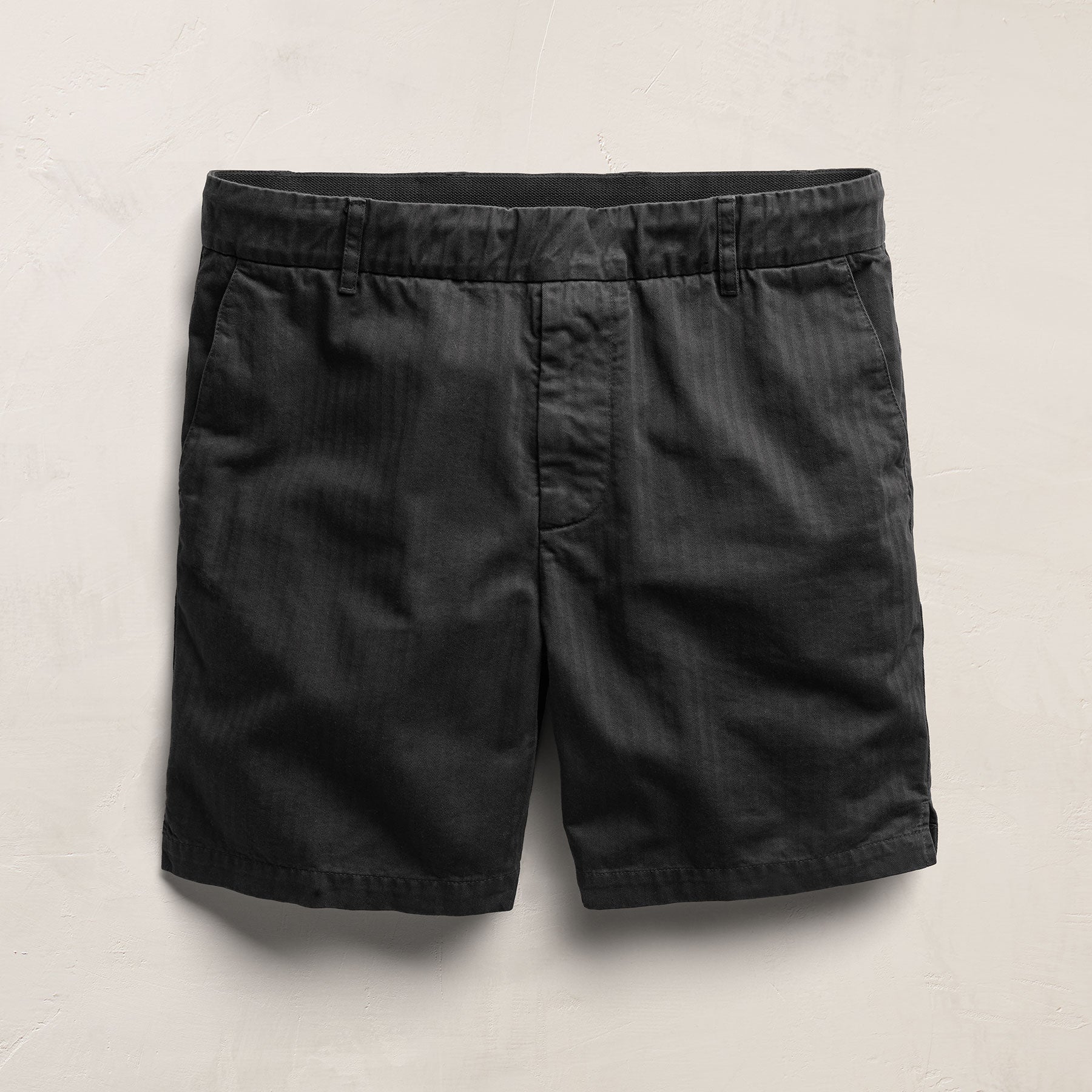 Herringbone Surplus Short - Black