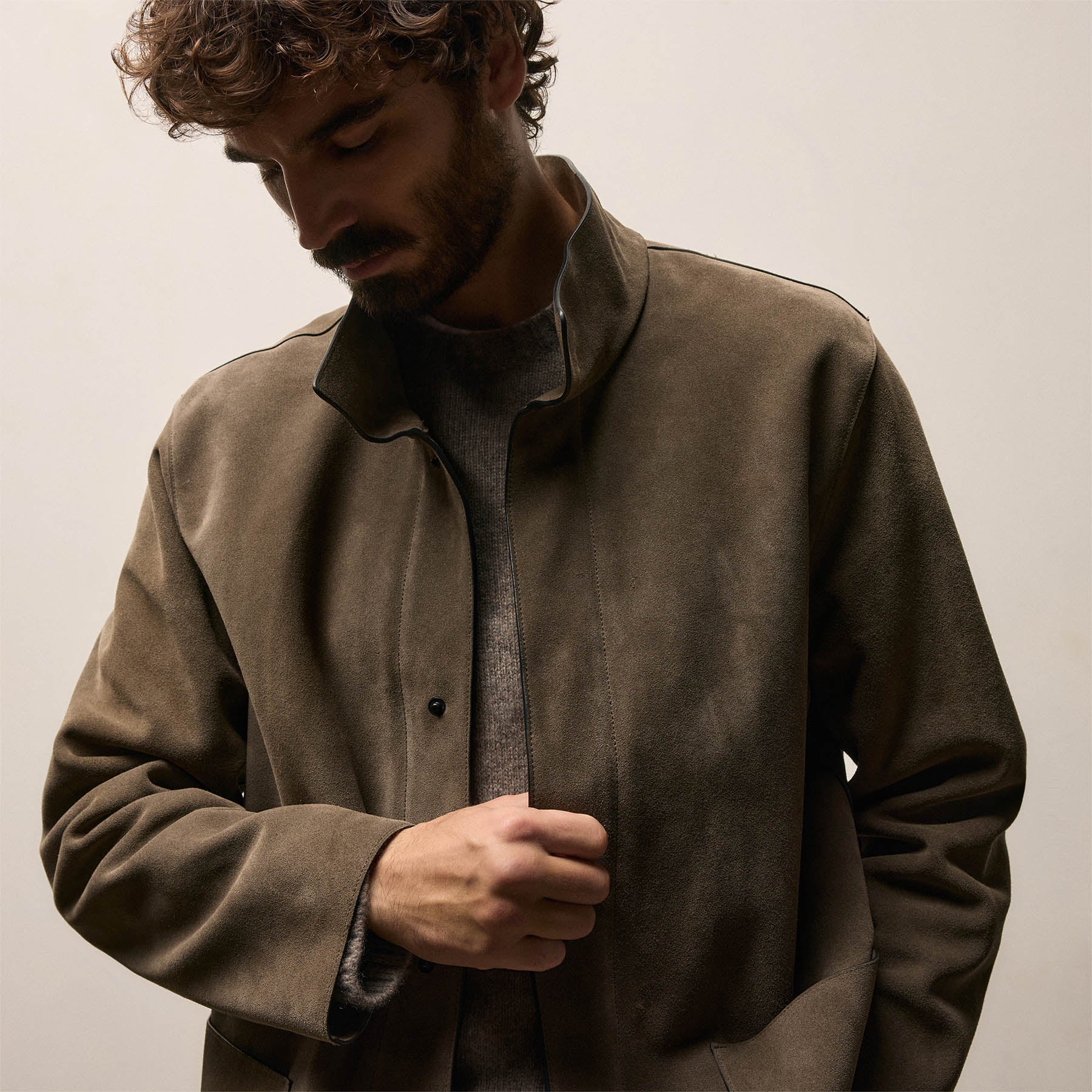 Suede Ranch Jacket - Caribou
