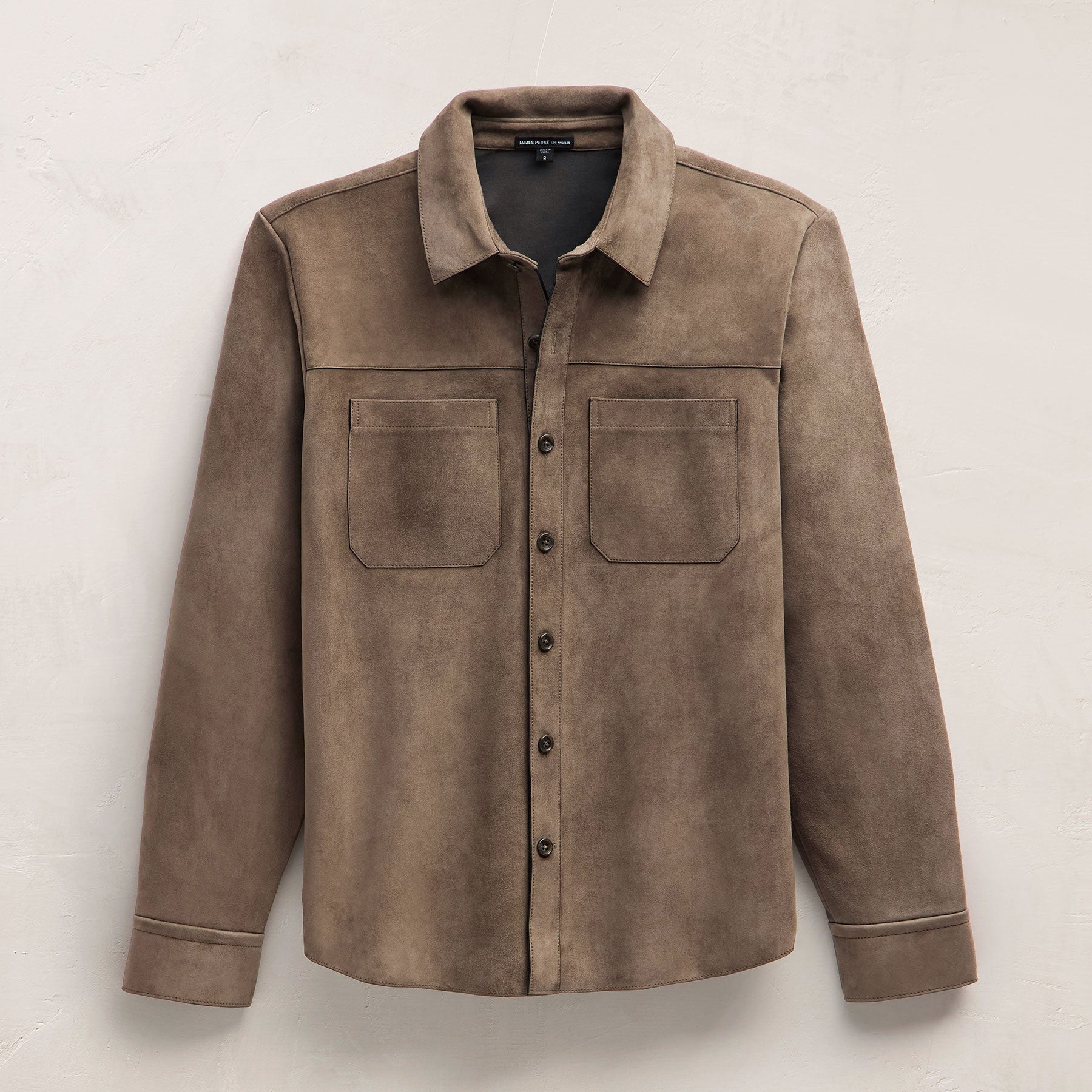 Suede Western Shirt - Caribou