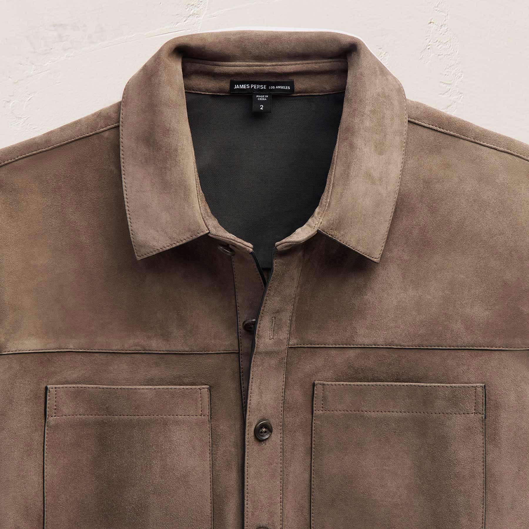 Suede Western Shirt - Caribou