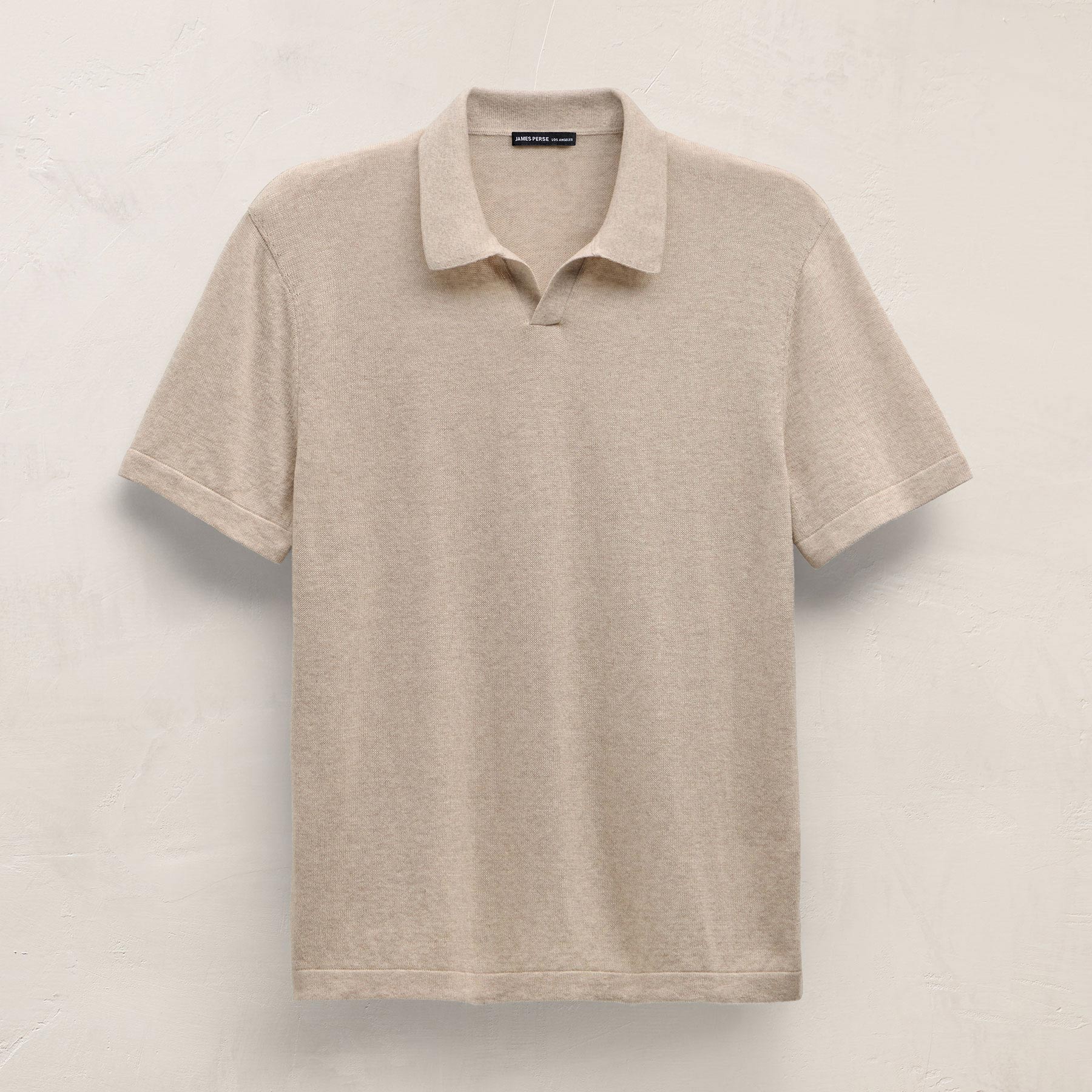 Cotton Cashmere Polo - Wheat