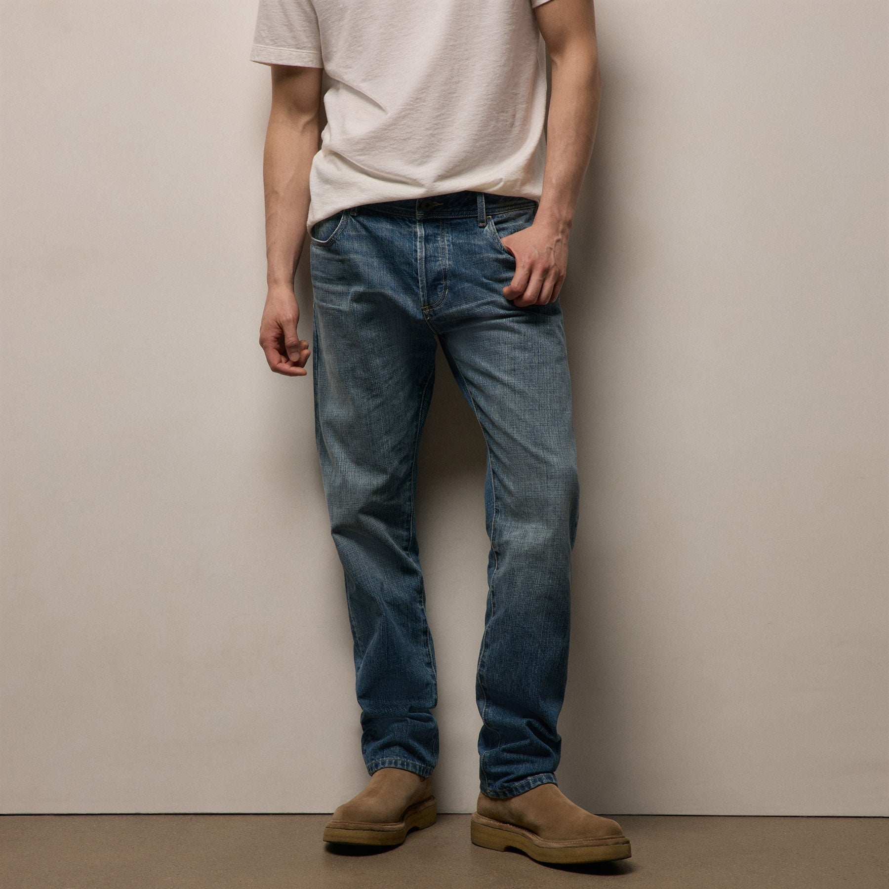 Classic Denim Pant - Medium Wash