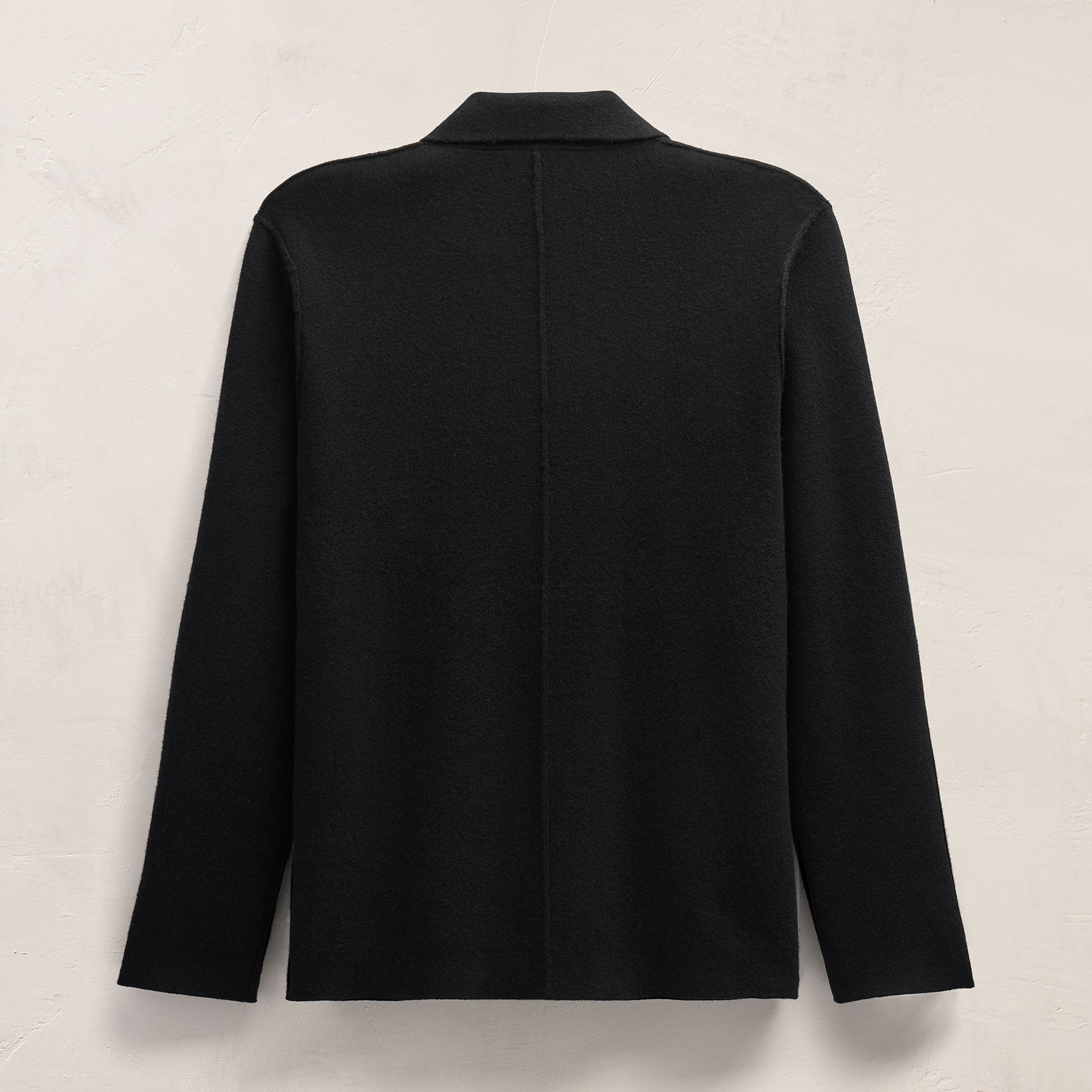 Double Breasted Cashmere Blazer - Black