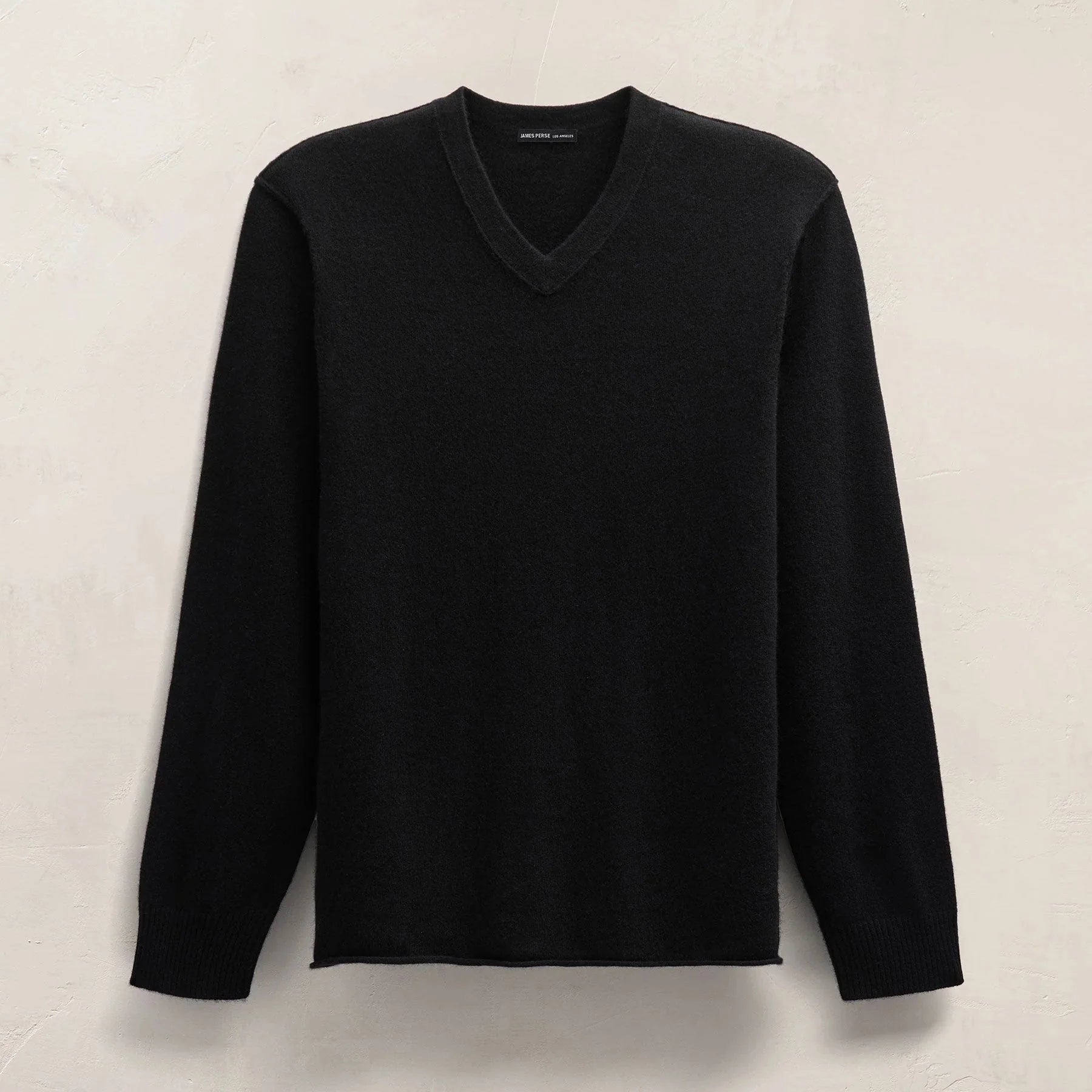 Men's Cashmere V Neck Sweater Gift Set - Black/Stone