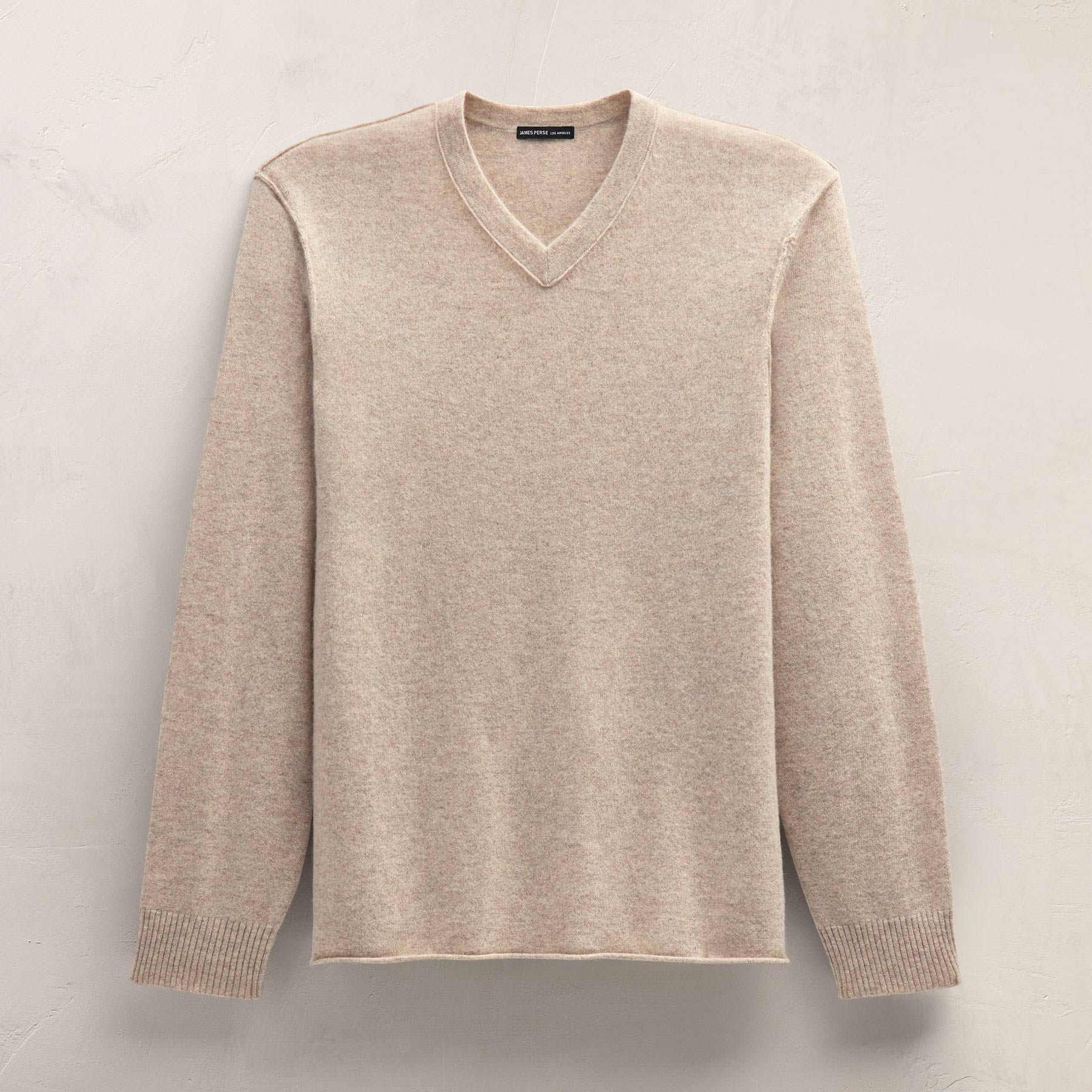 Men's Cashmere V Neck Sweater Gift Set - Black/Stone