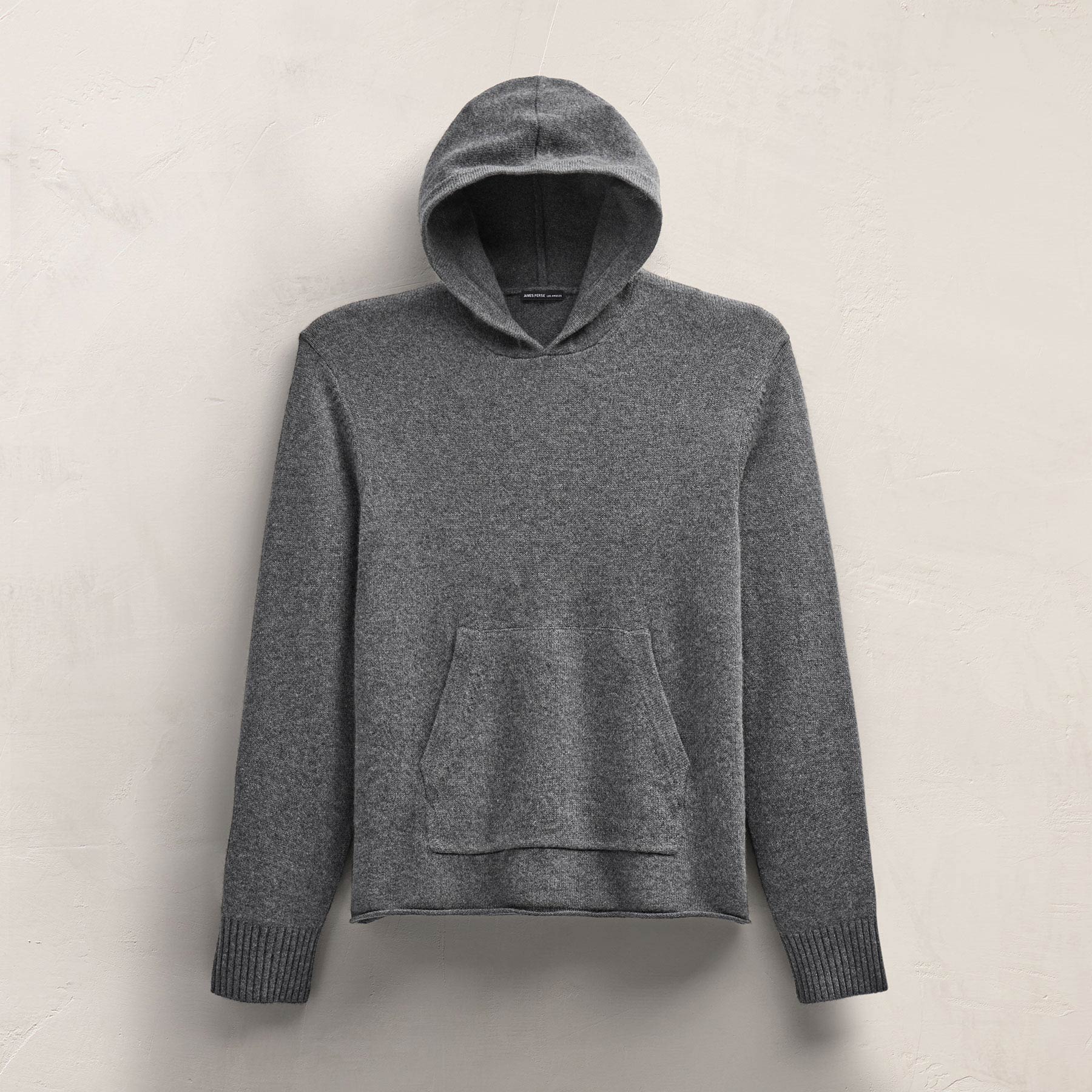 Recycled Cashmere Hooded Pullover - Flannel