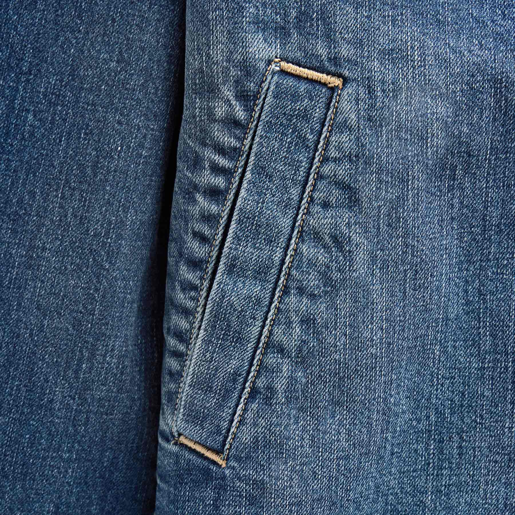 Denim Shirt Jacket - Medium Wash