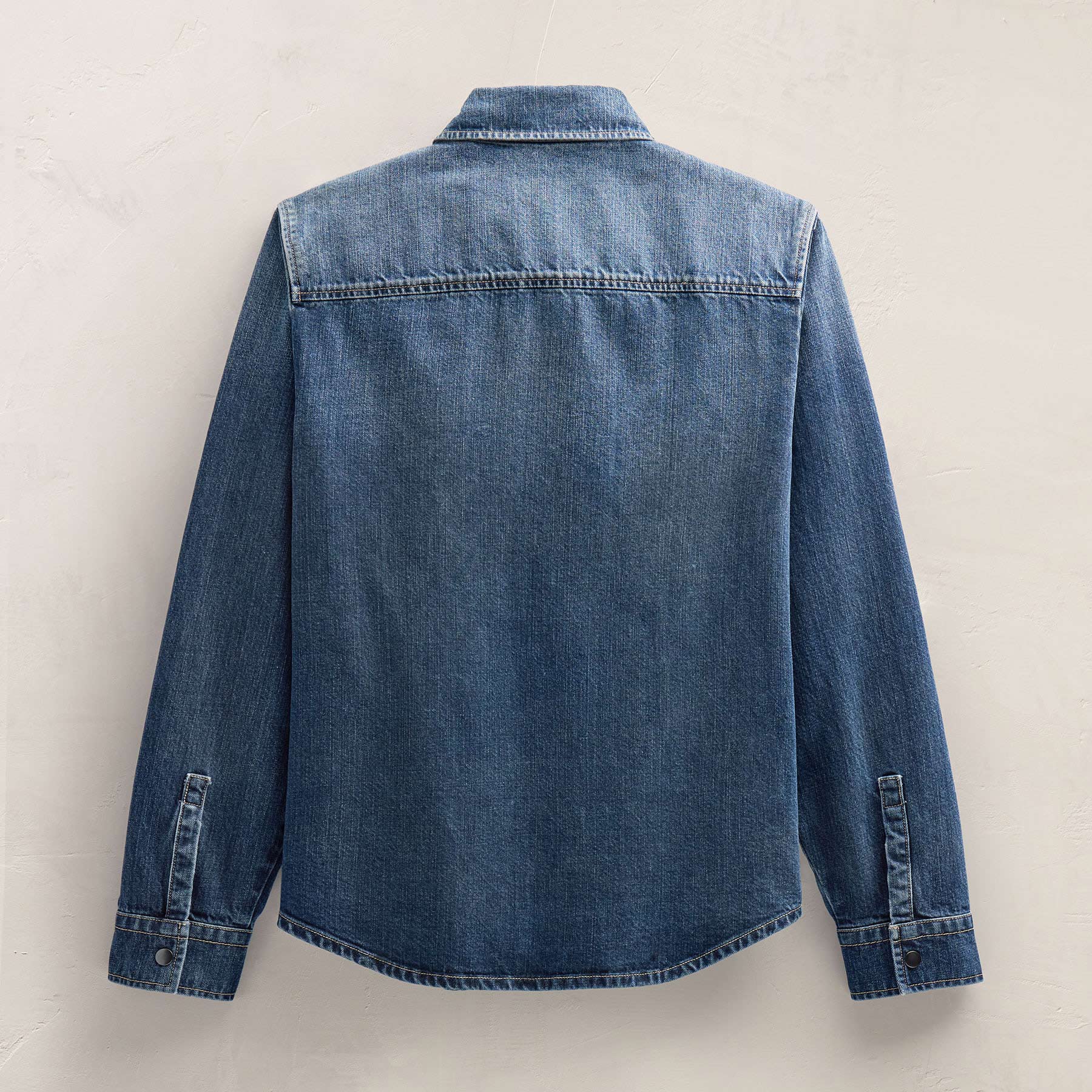 Denim Shirt Jacket - Medium Wash