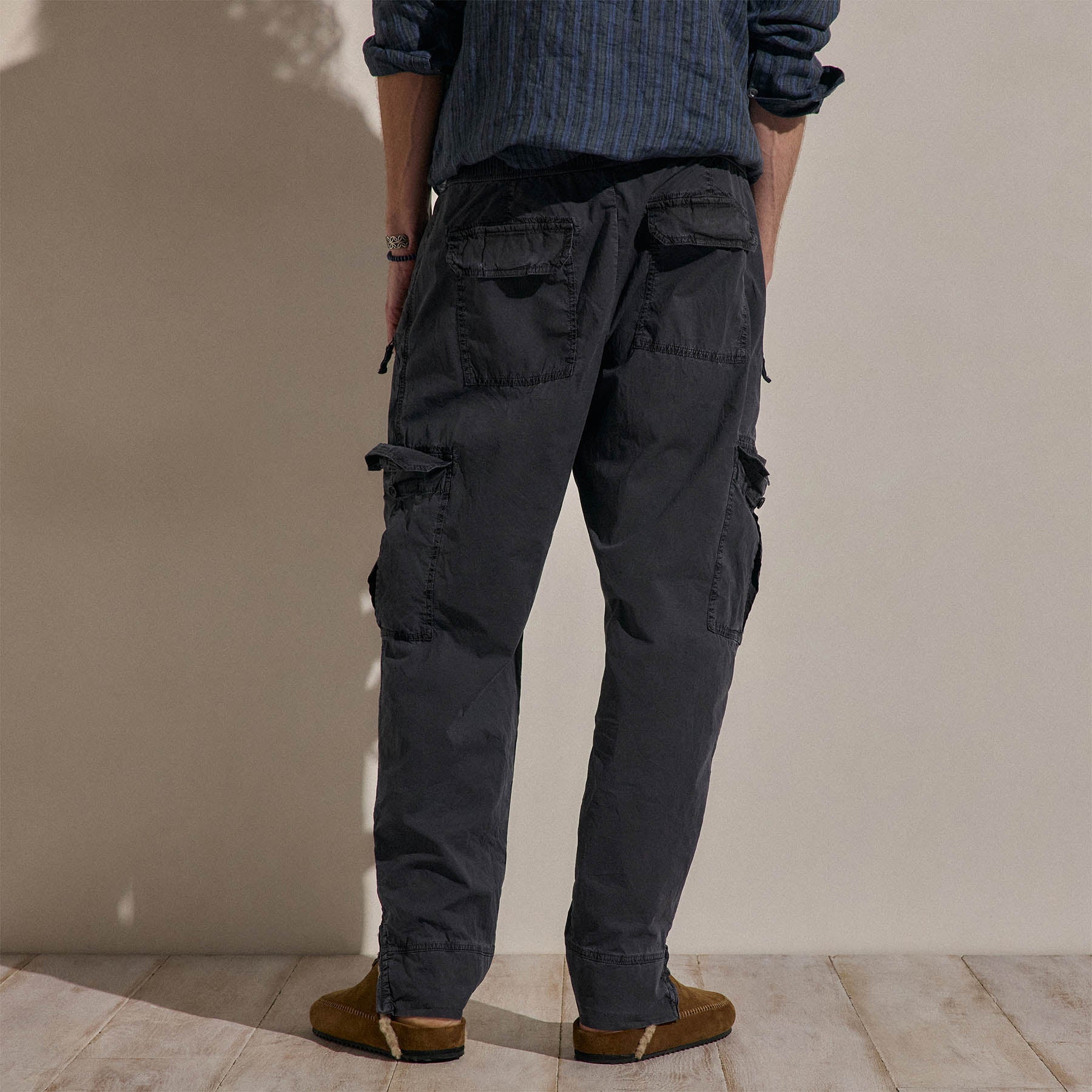 Parachute Poplin Cargo - Blue Noir Pigment