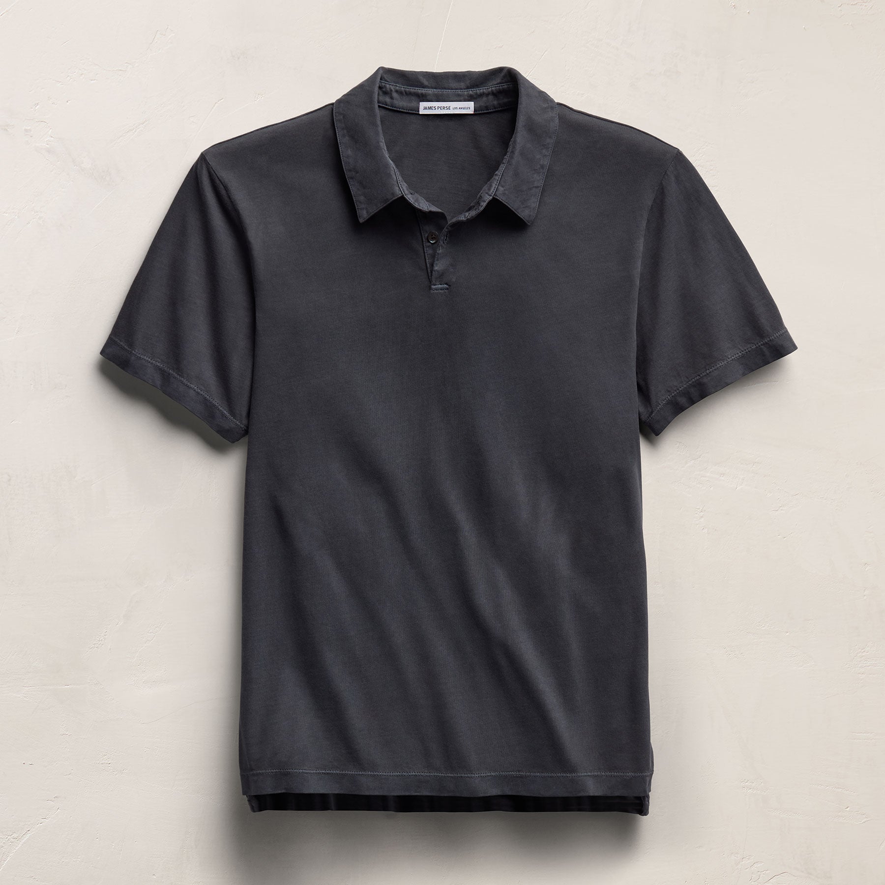Sueded Jersey Polo - Blue Noir Pigment