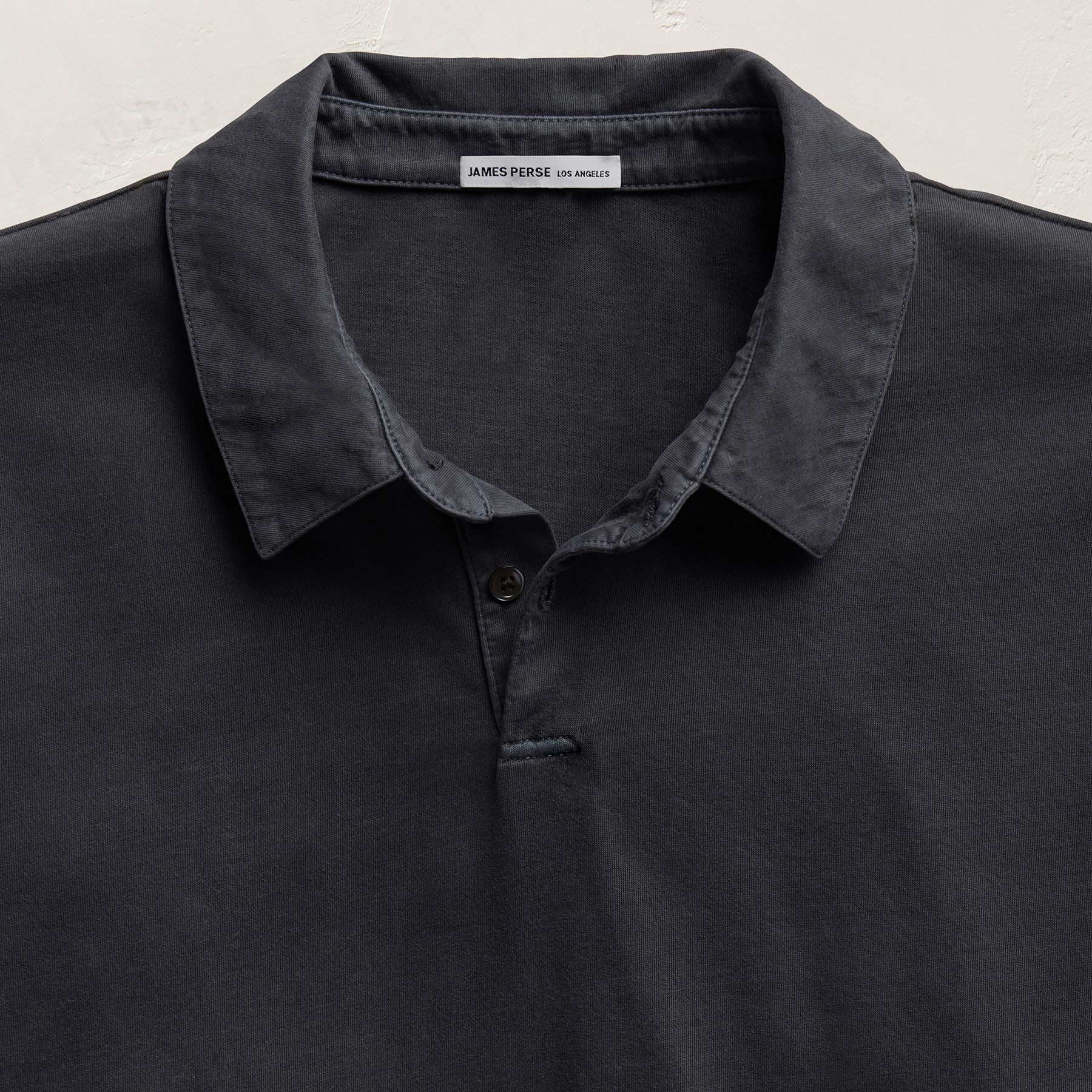 Sueded Jersey Polo - Blue Noir Pigment