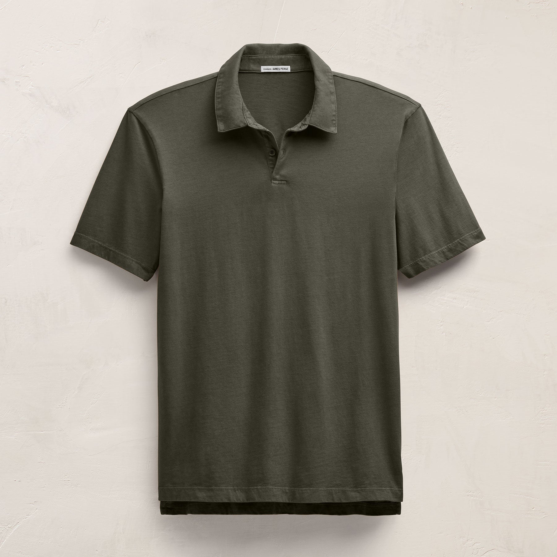 Sueded Jersey Polo - Platoon Pigment