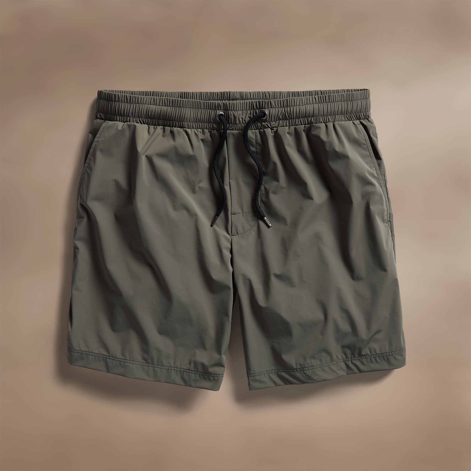 Stretch Nylon Split Hem Boardshort - Artillery