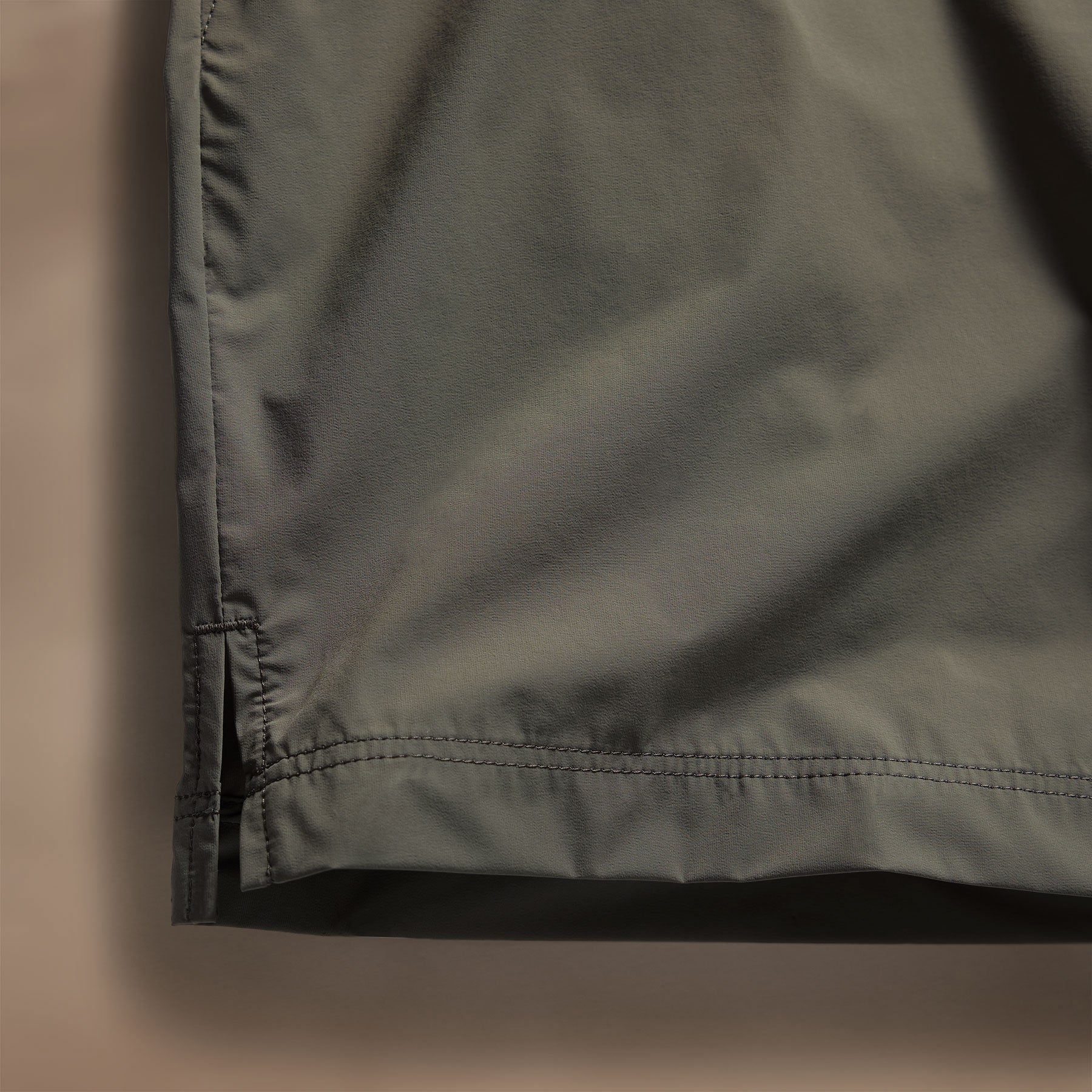 Stretch Nylon Split Hem Boardshort - Artillery