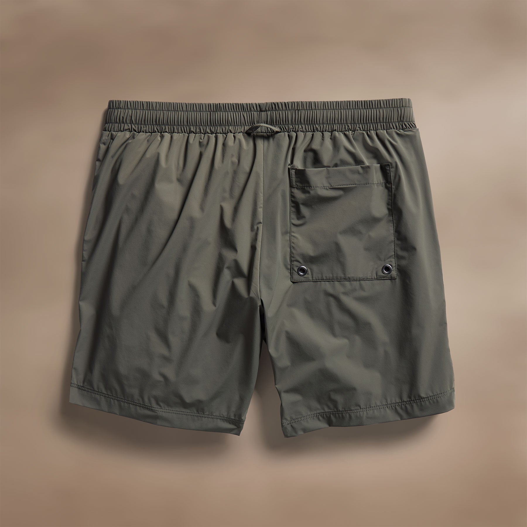 Stretch Nylon Split Hem Boardshort - Artillery