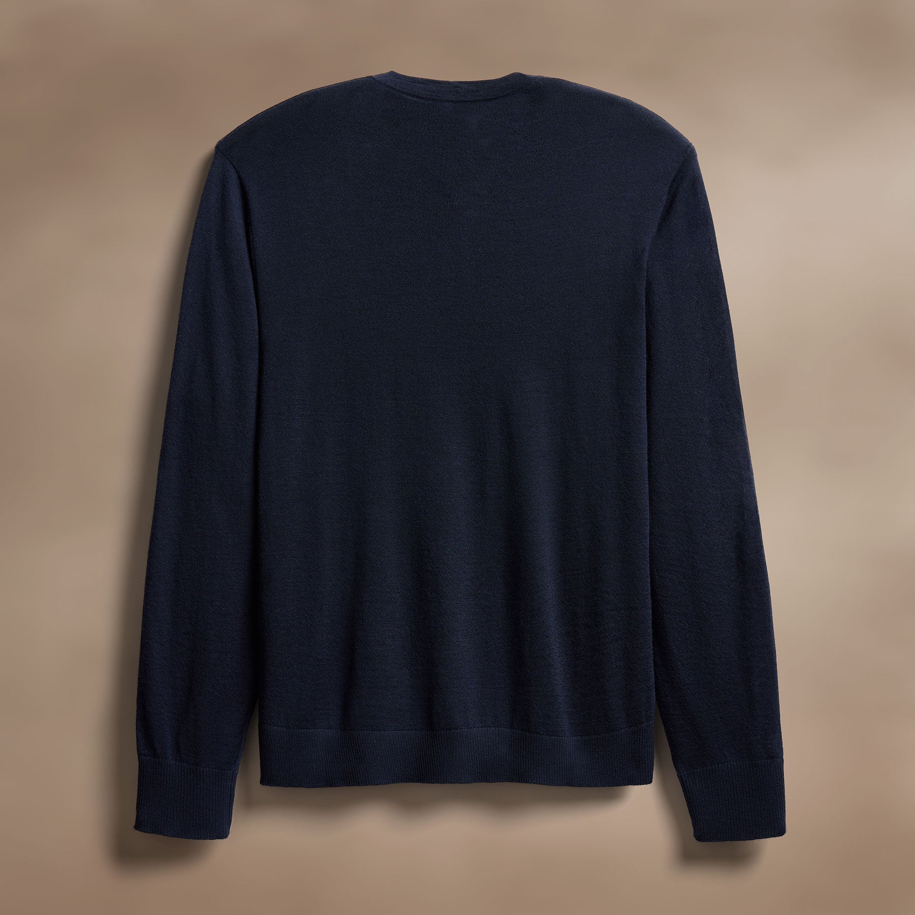 Ultrafine Cashmere V Neck Sweater - Dark Navy
