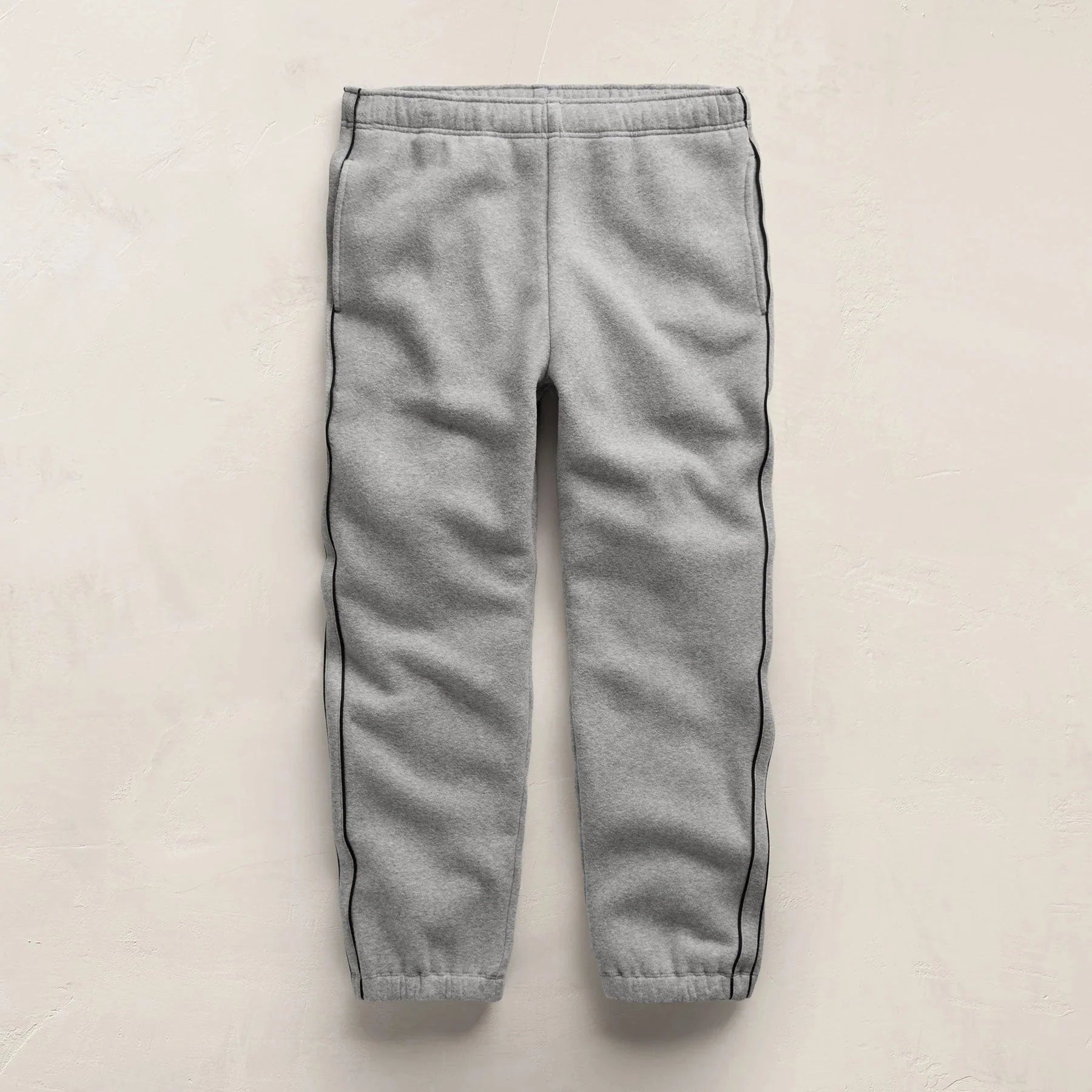 Men's Cozy Hooded Sweatshirt & Cozy Sweat Pant With Piping Gift Set - Heather Grey