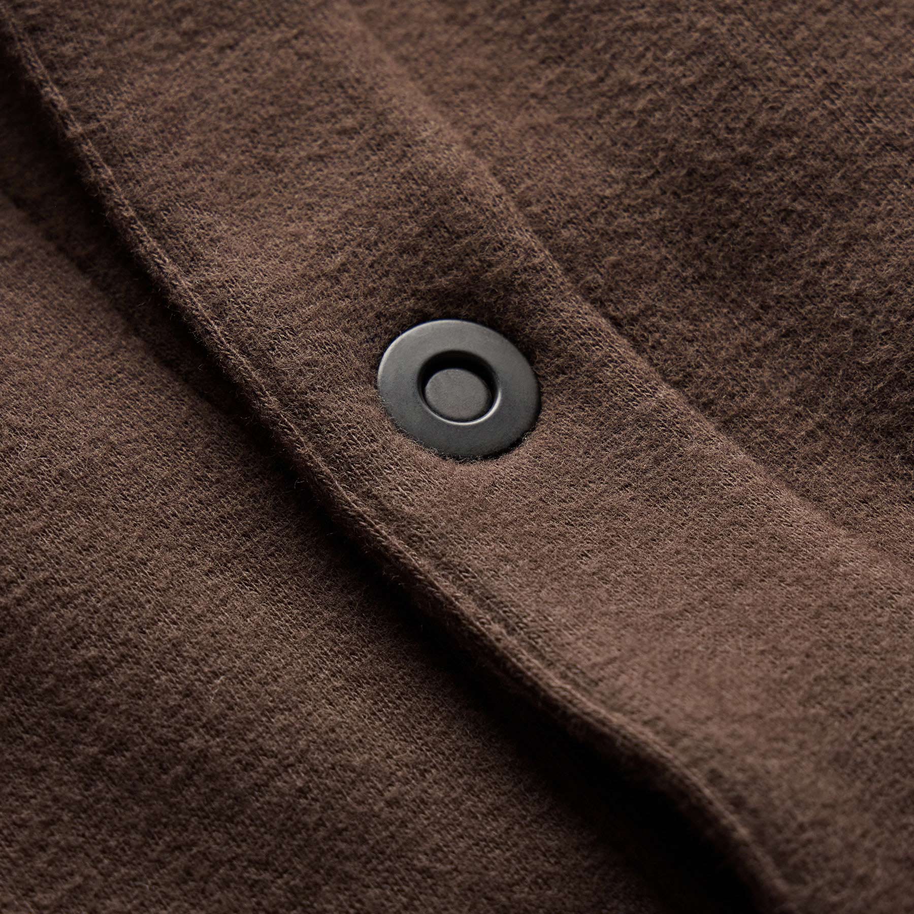 Cozy Fleece Snap Front Jacket - Porcupine