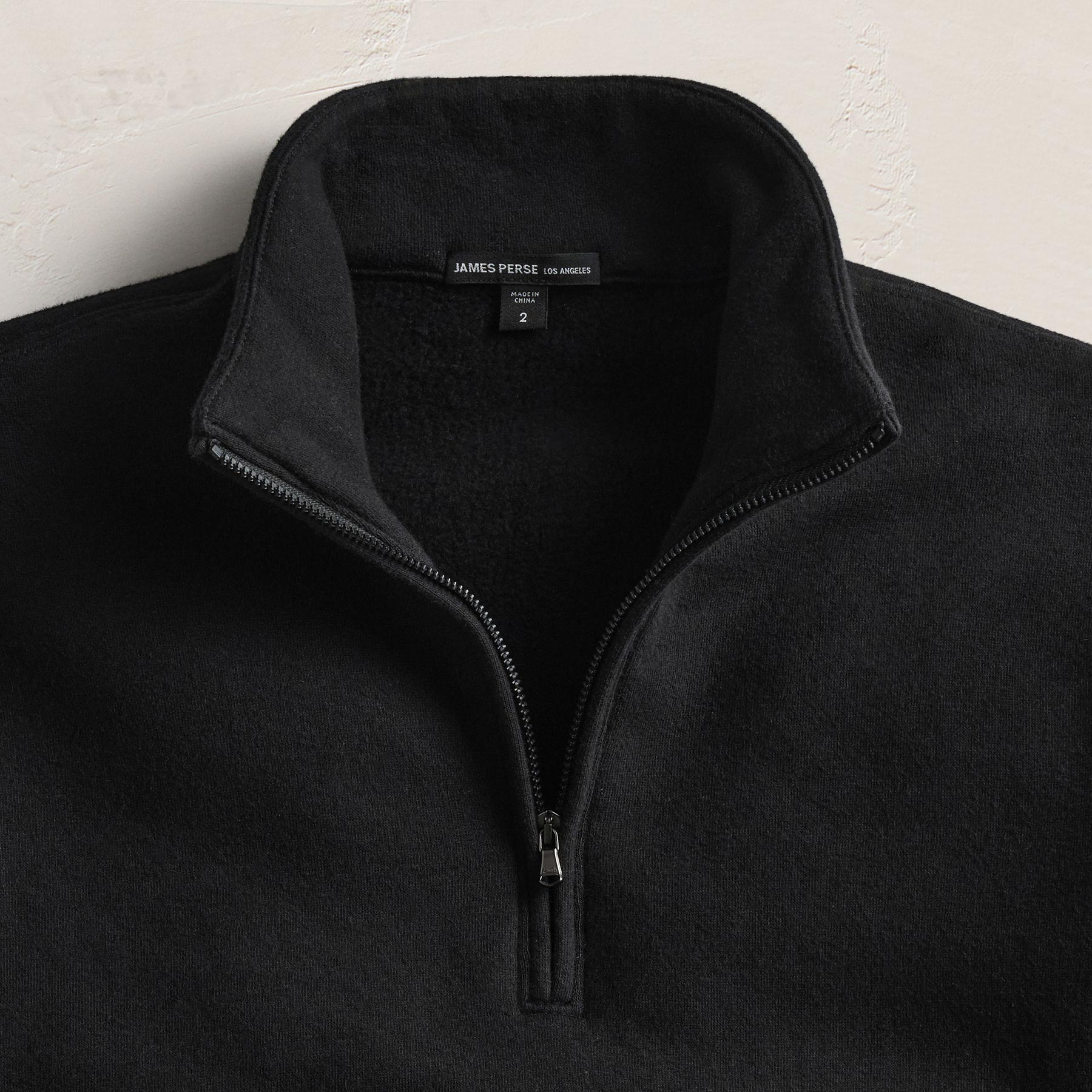 Cozy Half Zip - Black