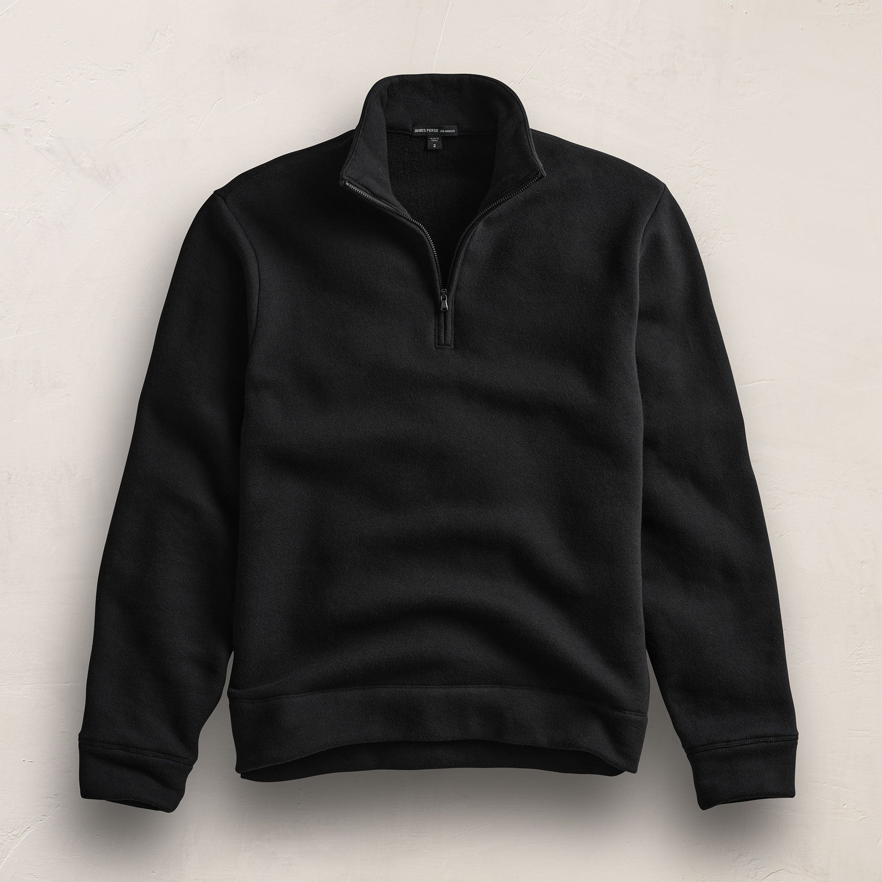 Cozy Half Zip - Black