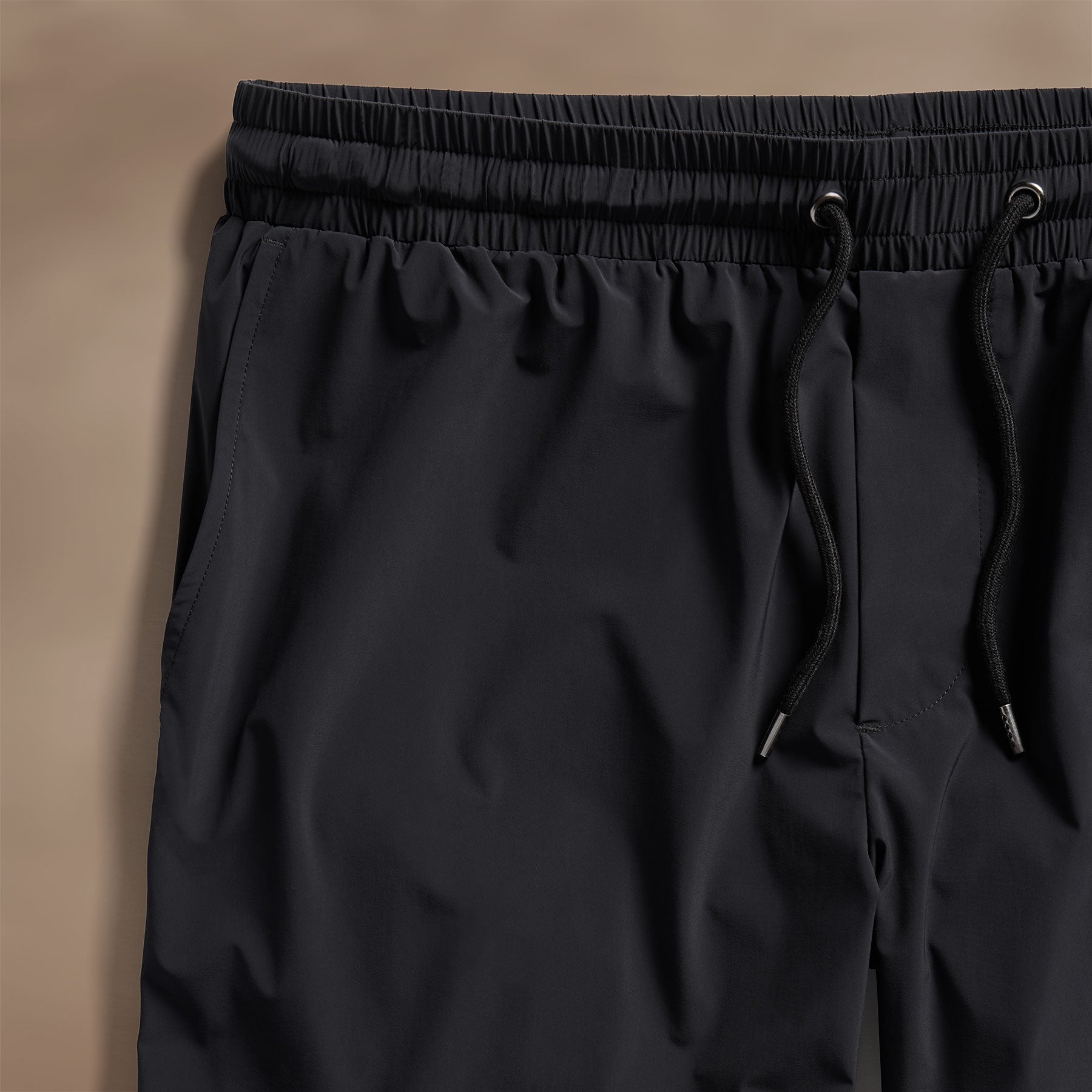 Split Hem Boardshort - Black