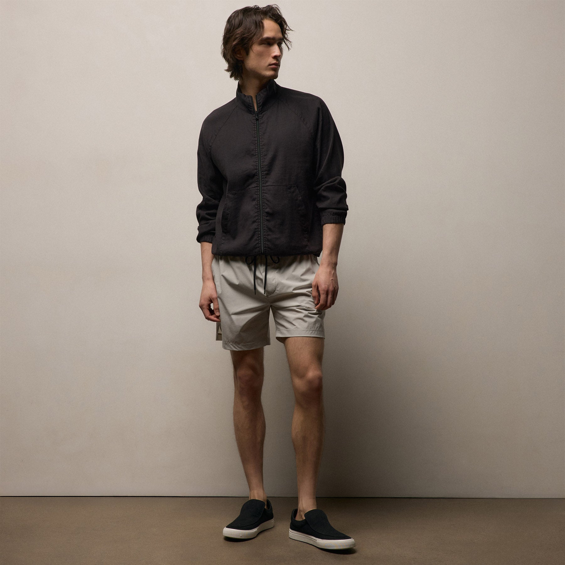 Split Hem Boardshort - Salt