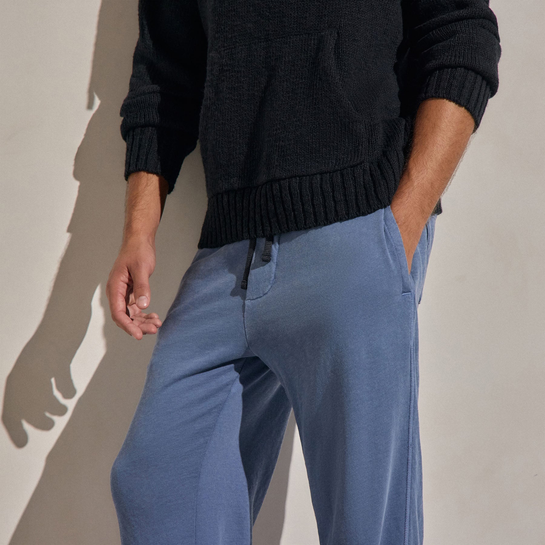 Vintage French Terry Sweatpant - Danube Pigment