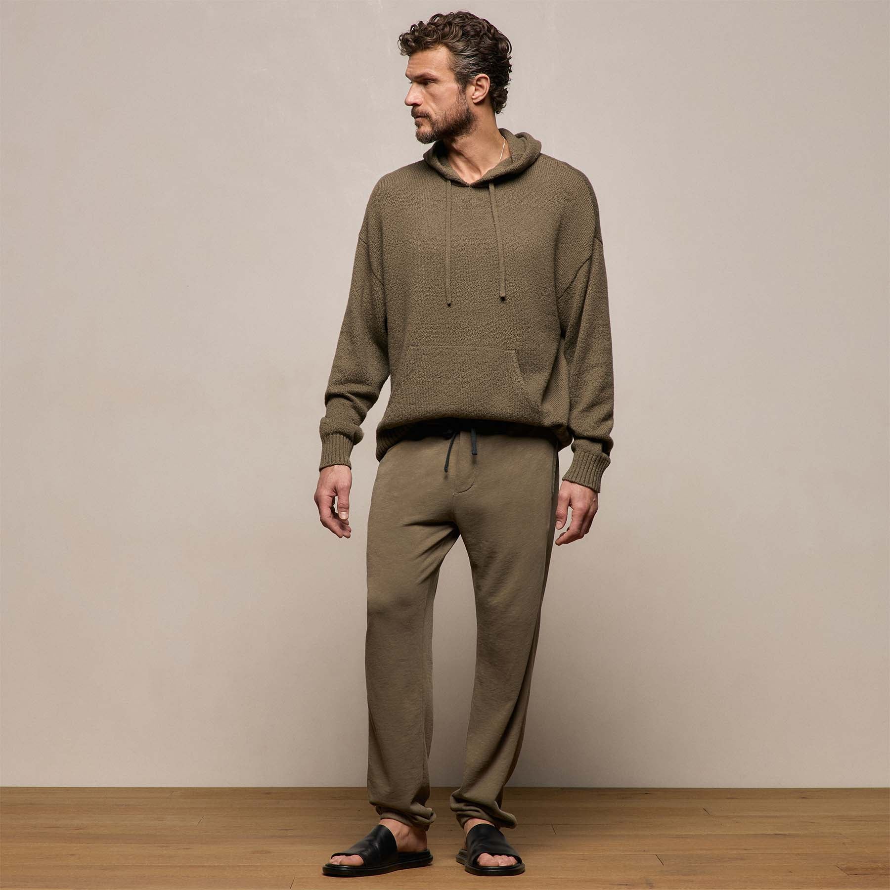 Vintage French Terry Sweatpant - Light Olive Pigment