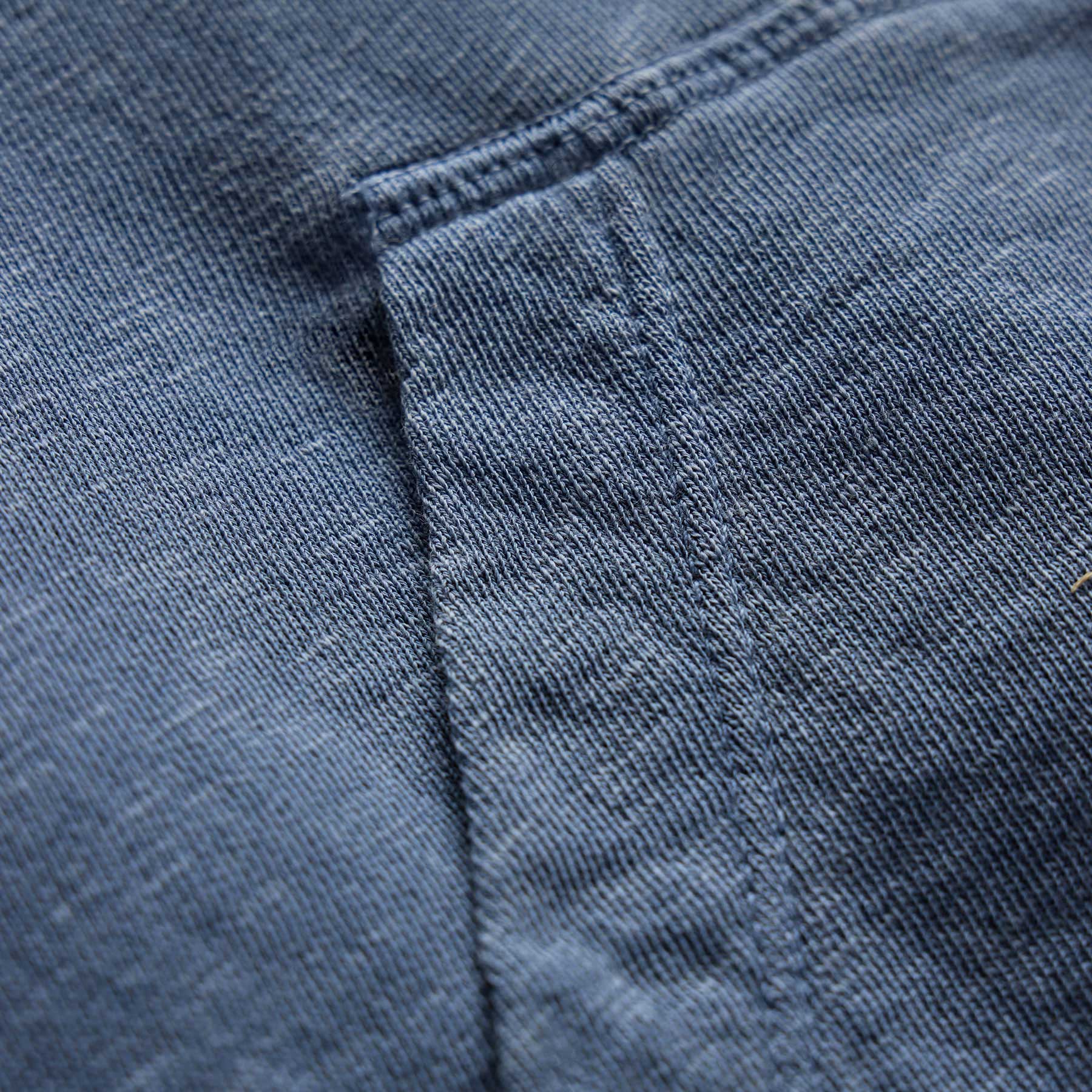 Vintage French Terry Zip Up Hoodie - Danube Pigment