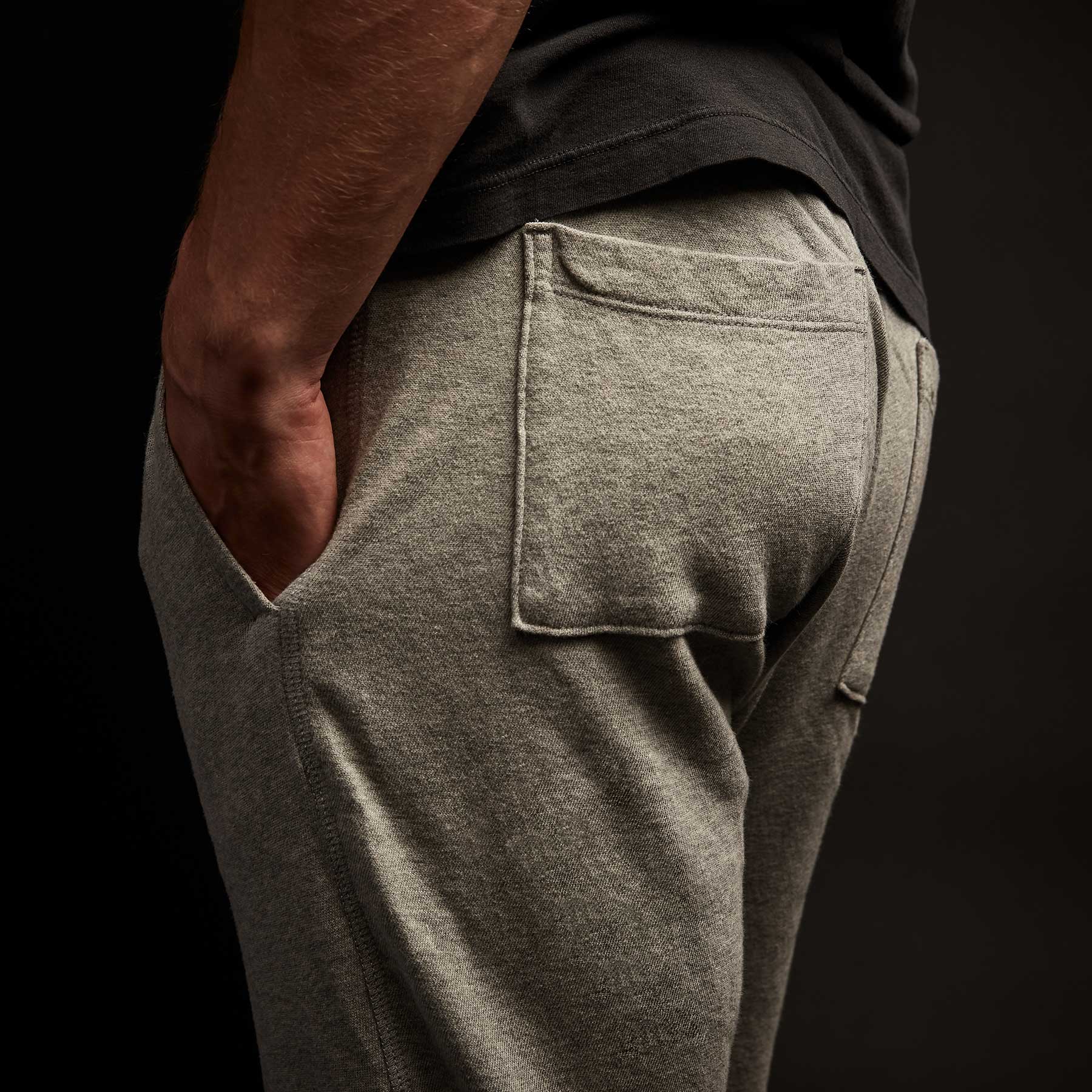 Vintage French Terry Sweatpant - Heather Grey