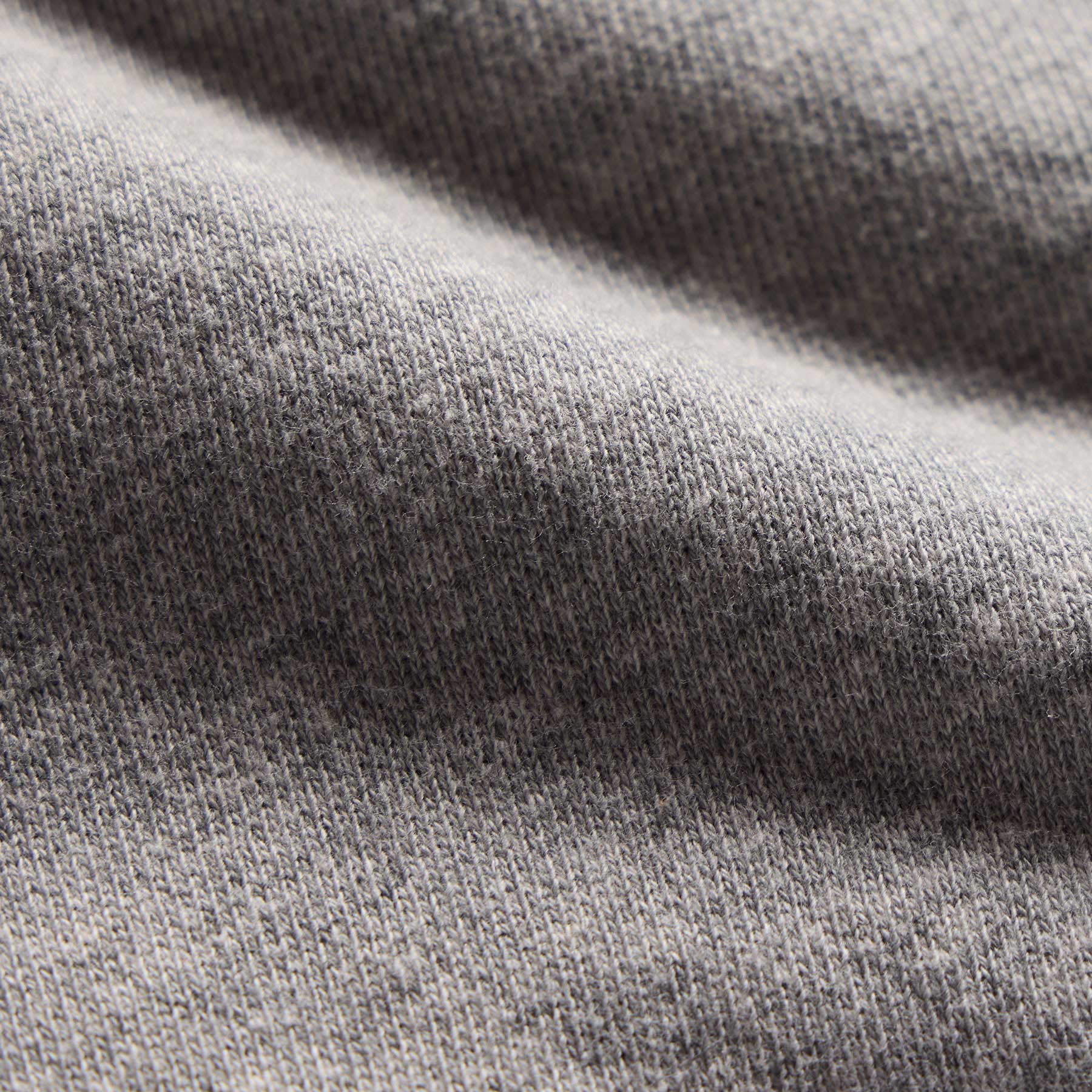 Vintage French Terry Zip Up Hoodie - Heather Grey