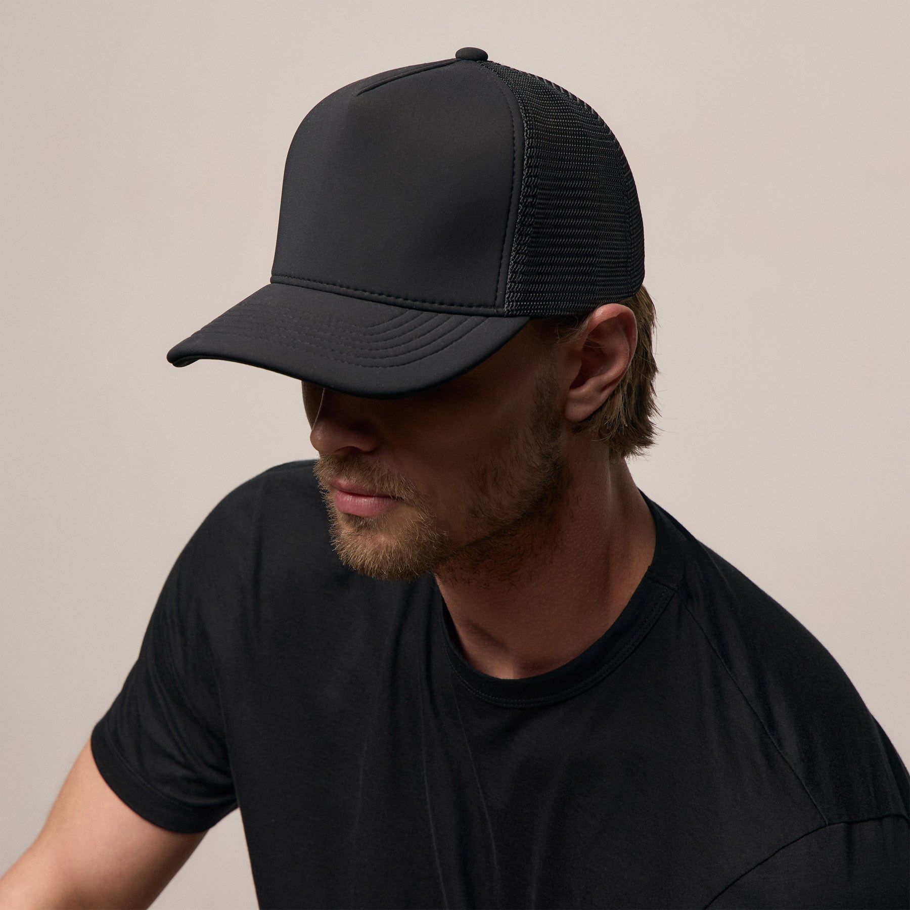 Scuba Trucker Hat - Black
