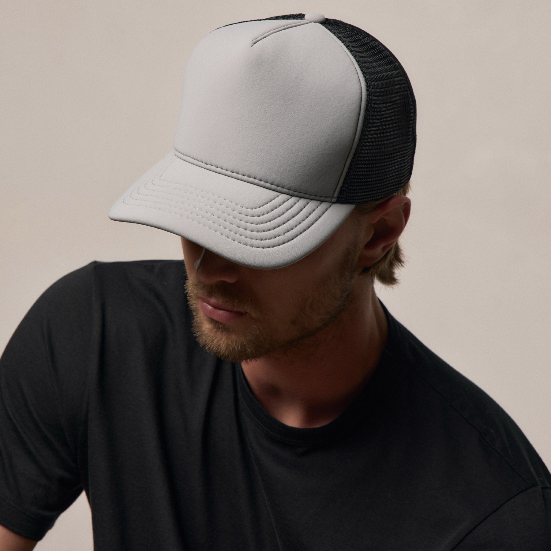 Scuba Trucker Hat - Pale Grey
