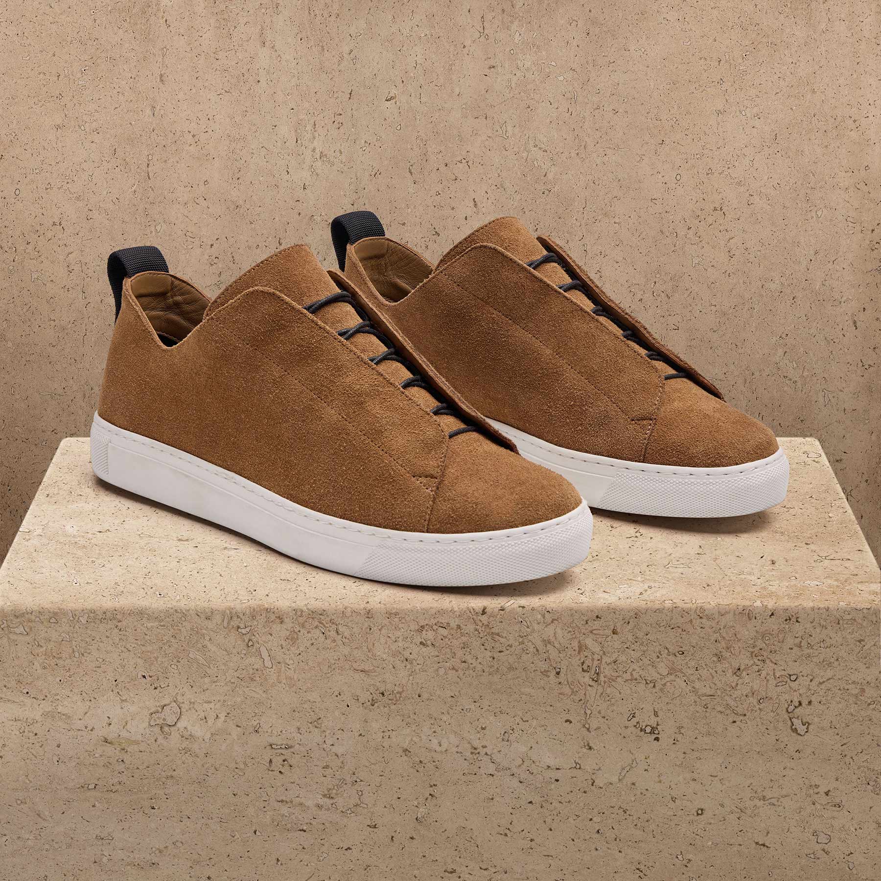 Men's Suede Solstice Sneaker - Chestnut