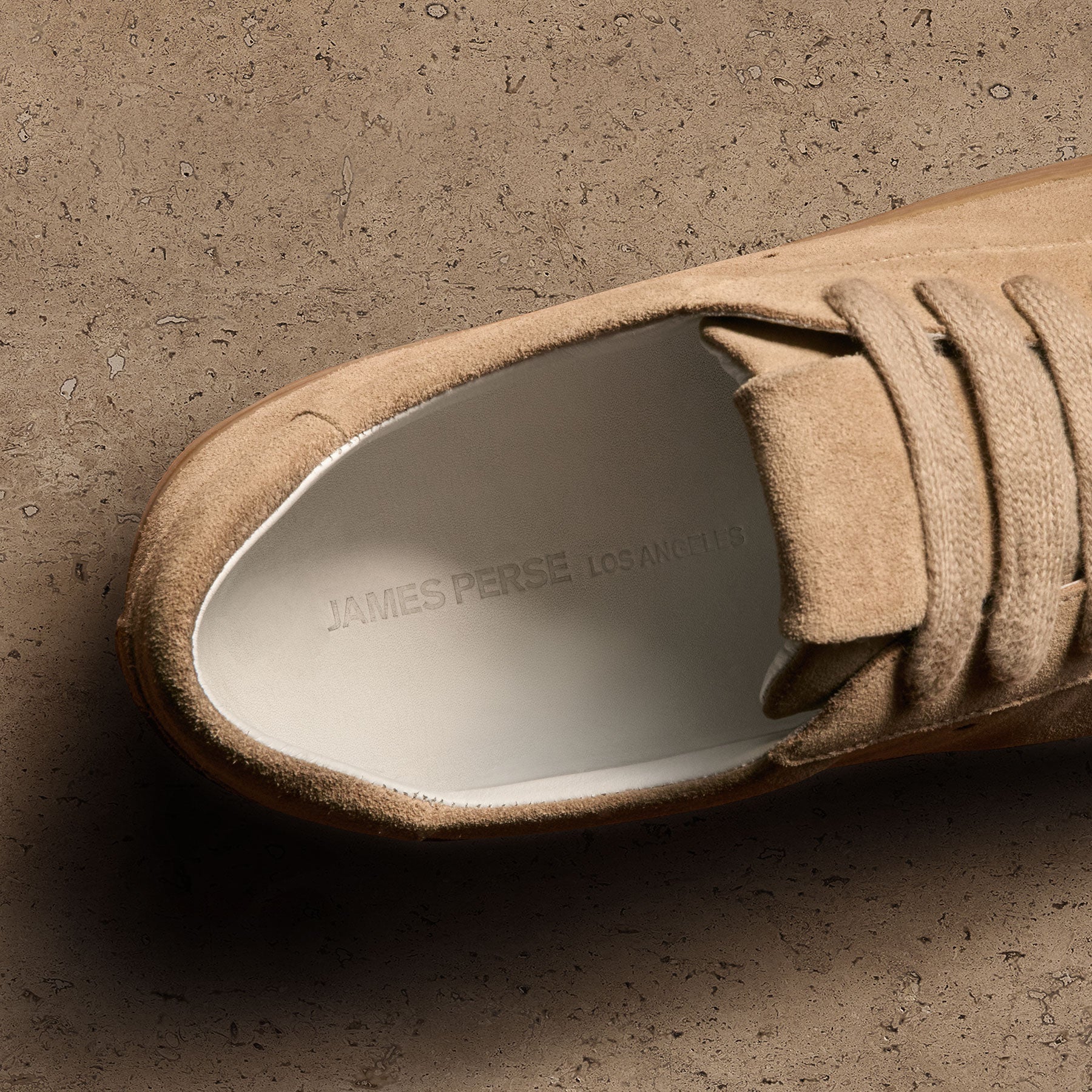 Men's Suede Retro Sneaker - Cappuccino