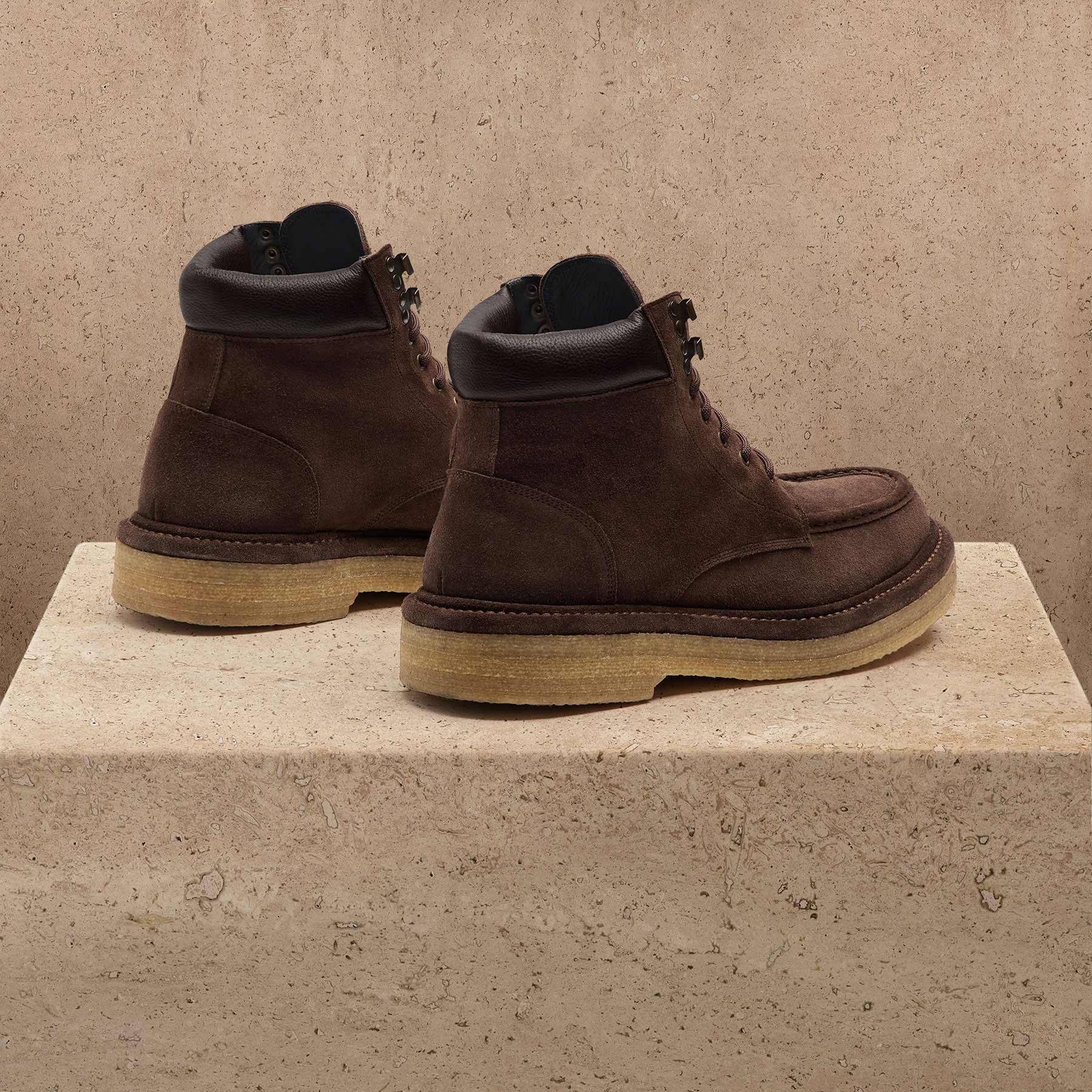 Men's Suede Work Boot - Cafe