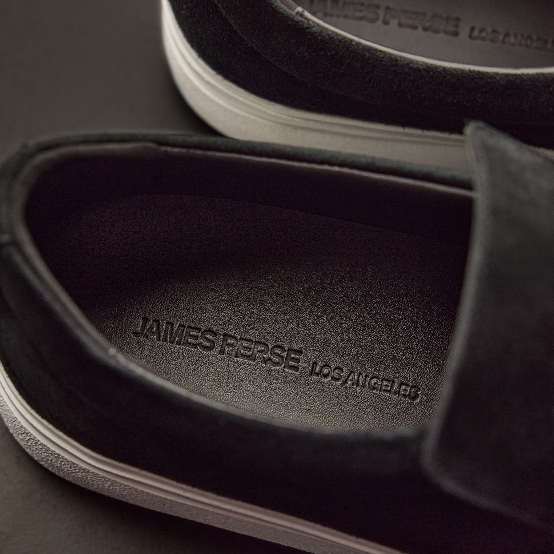 Men's Coastal Suede Slip On - Black