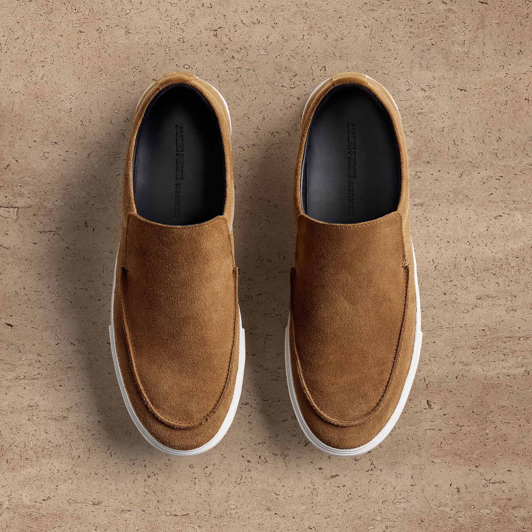 Men's Coastal Suede Slip On - Chestnut