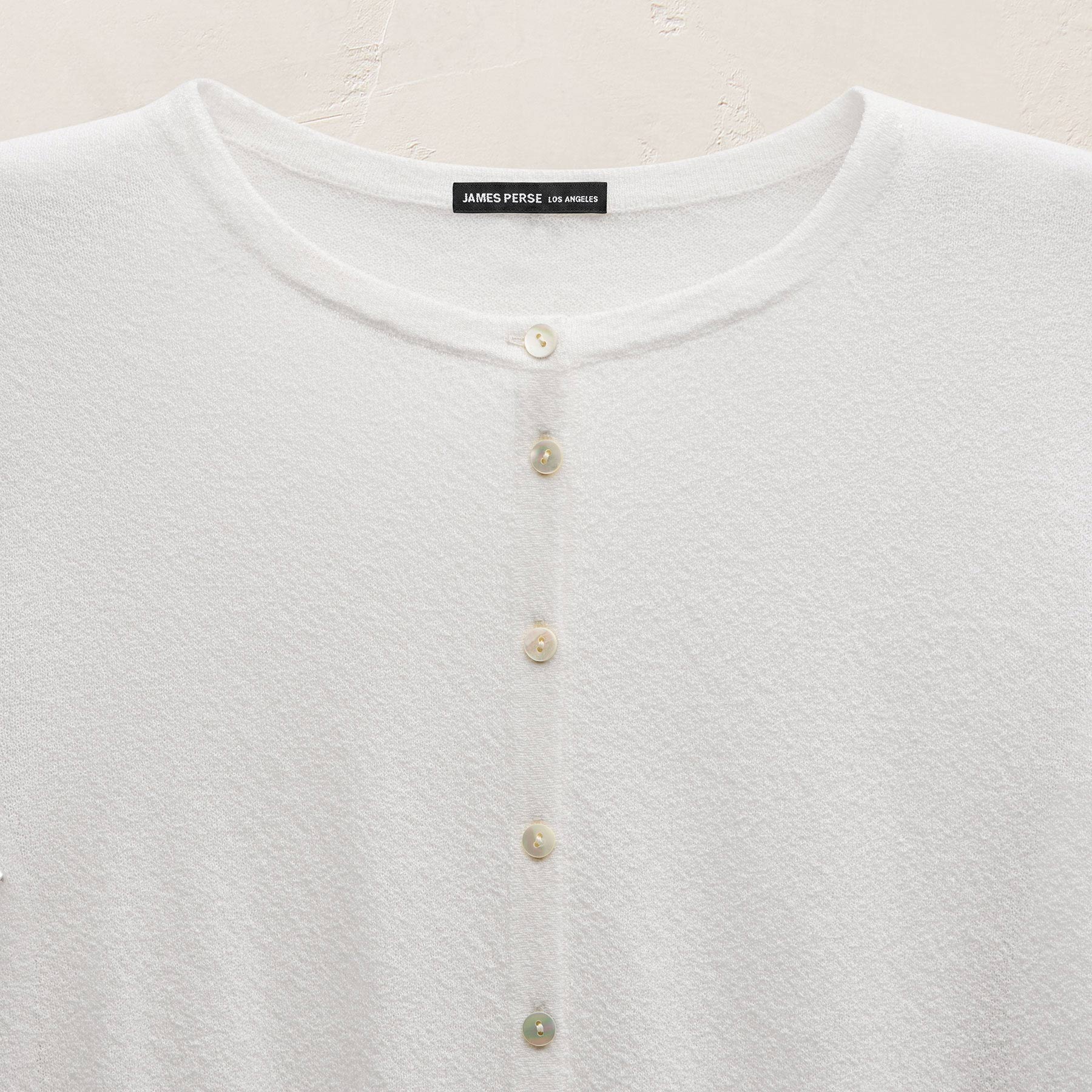 Fine Knit Cardigan - White