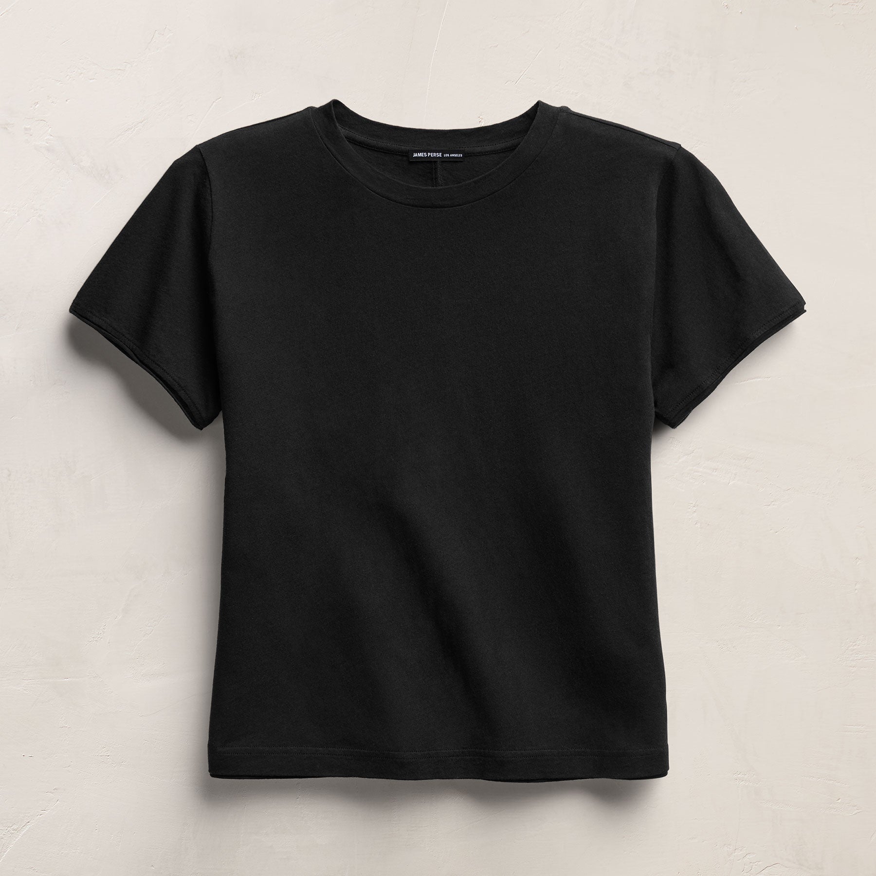 Cotton Cashmere Tee - Black