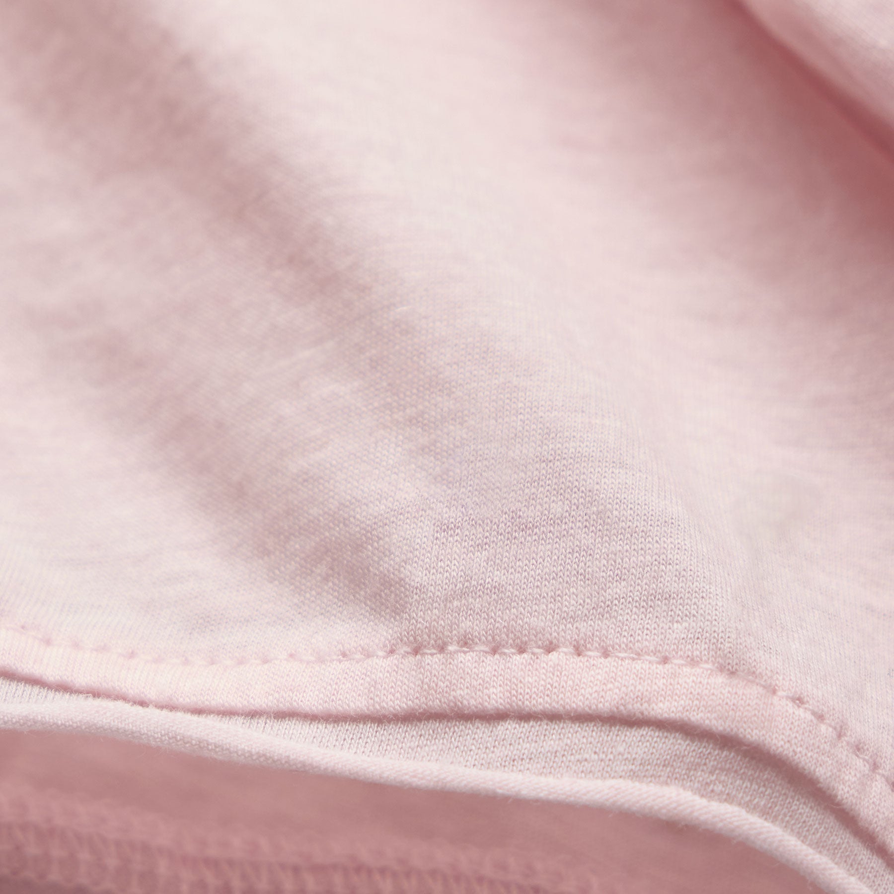 Cotton Cashmere Tee - Rose Quartz